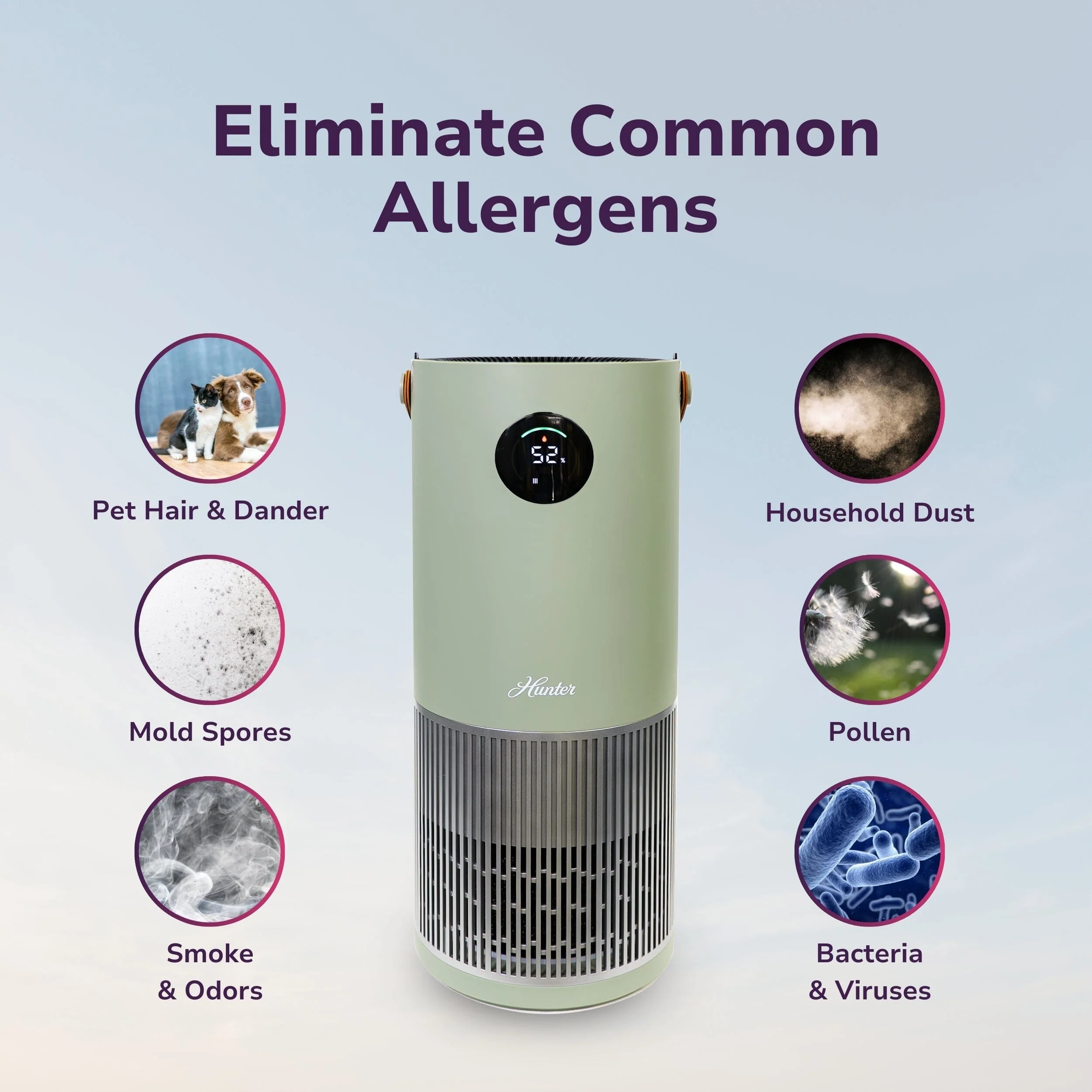 HPH625 2-in-1 True HEPA Air Purifier & Humidifier 17 HPH625 2-in-1 True HEPA Air Purifier & Humidifier