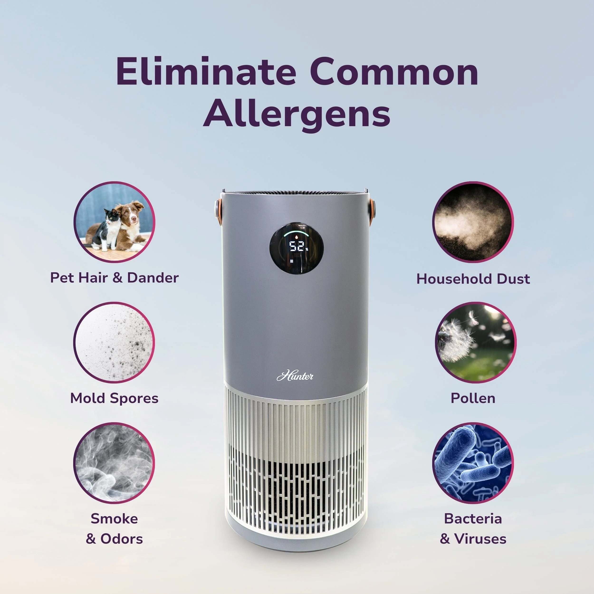 HPH625 2-in-1 True HEPA Air Purifier & Humidifier 4 HPH625 2-in-1 True HEPA Air Purifier & Humidifier