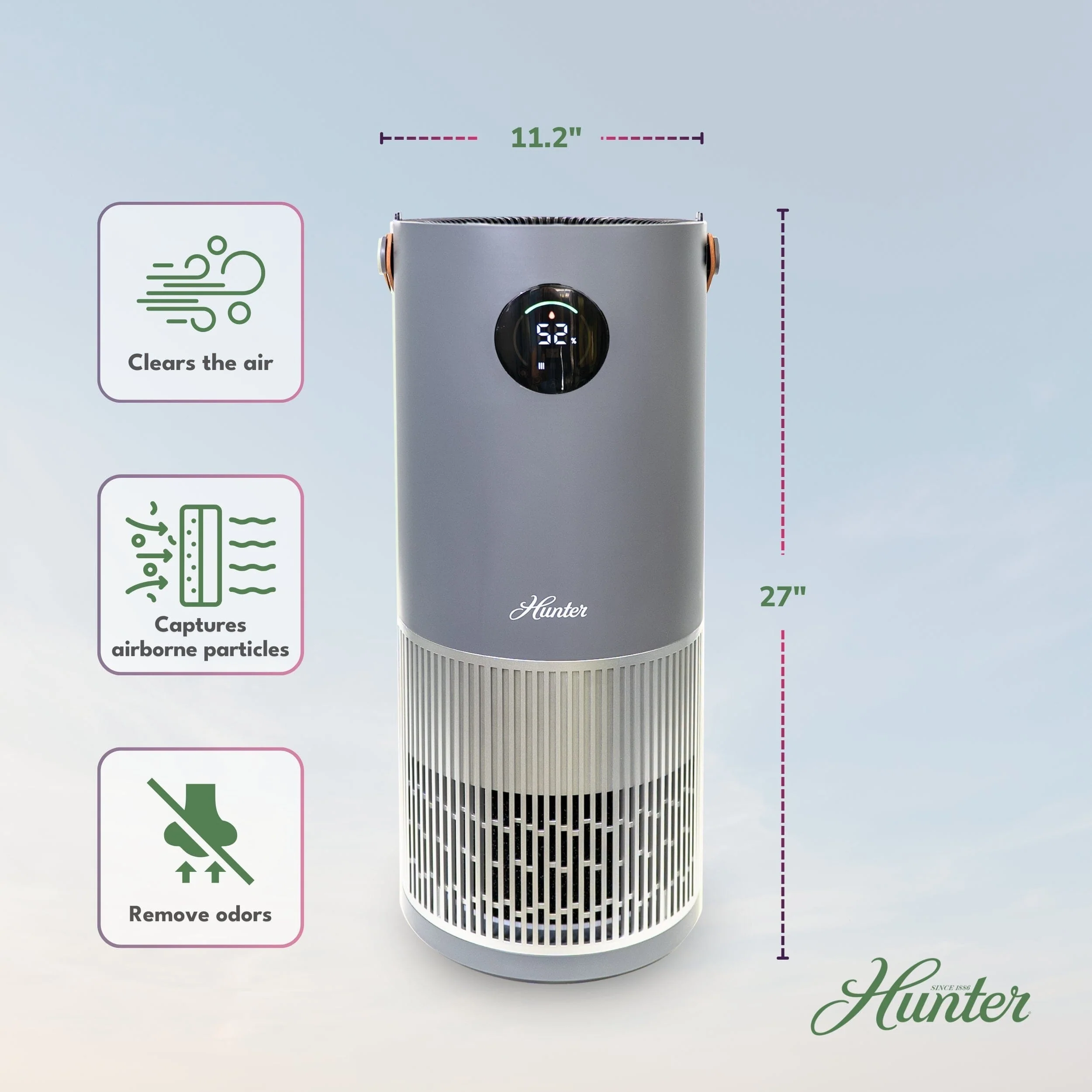 HPH625 2-in-1 True HEPA Air Purifier & Humidifier 7 HPH625 2-in-1 True HEPA Air Purifier & Humidifier