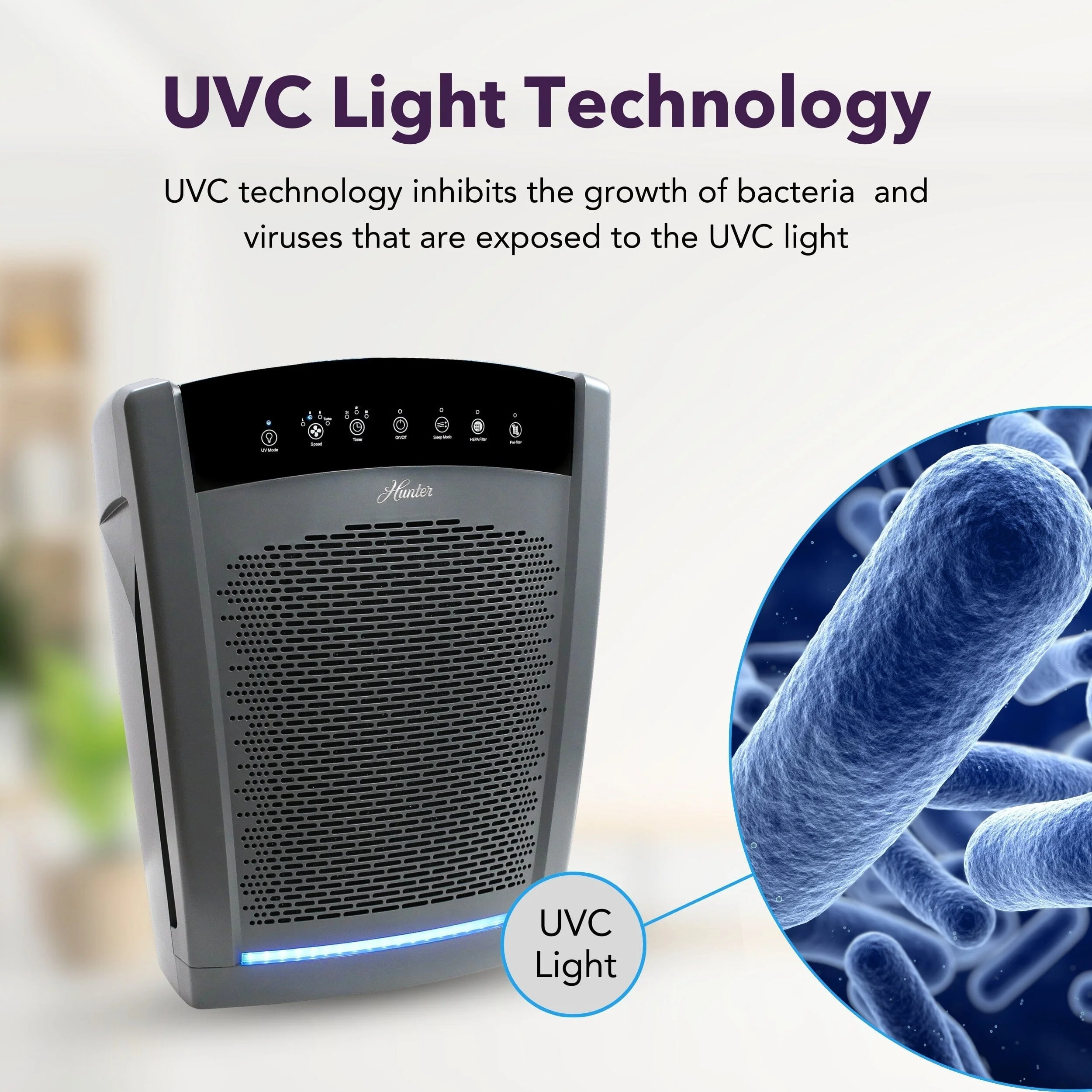 HP850UV Large UVC Multi-Room Console Air Purifier 14 HP850UV Large UVC Multi-Room Console Air Purifier