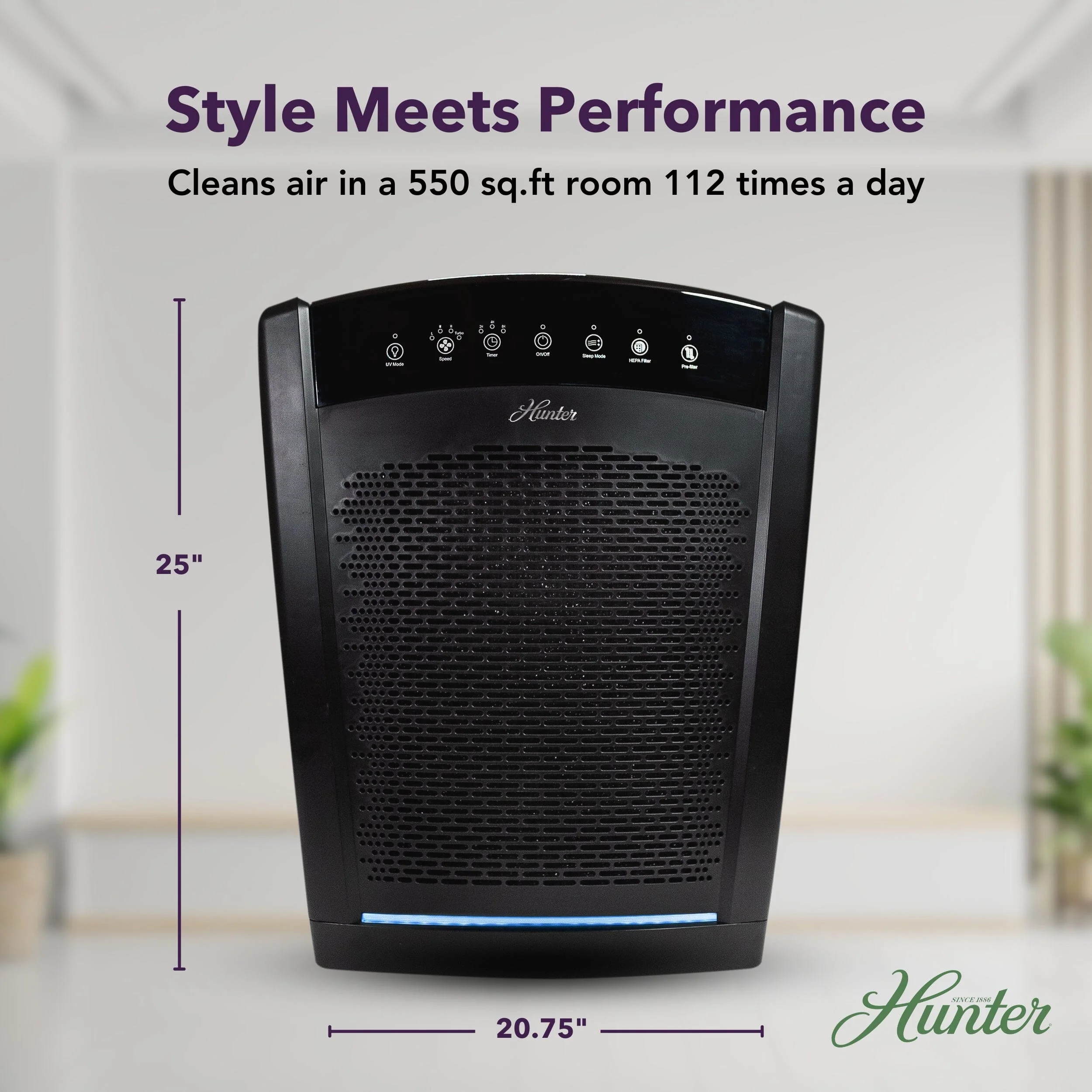 HP850UV Large UVC Multi-Room Console Air Purifier 4 HP850UV Large UVC Multi-Room Console Air Purifier