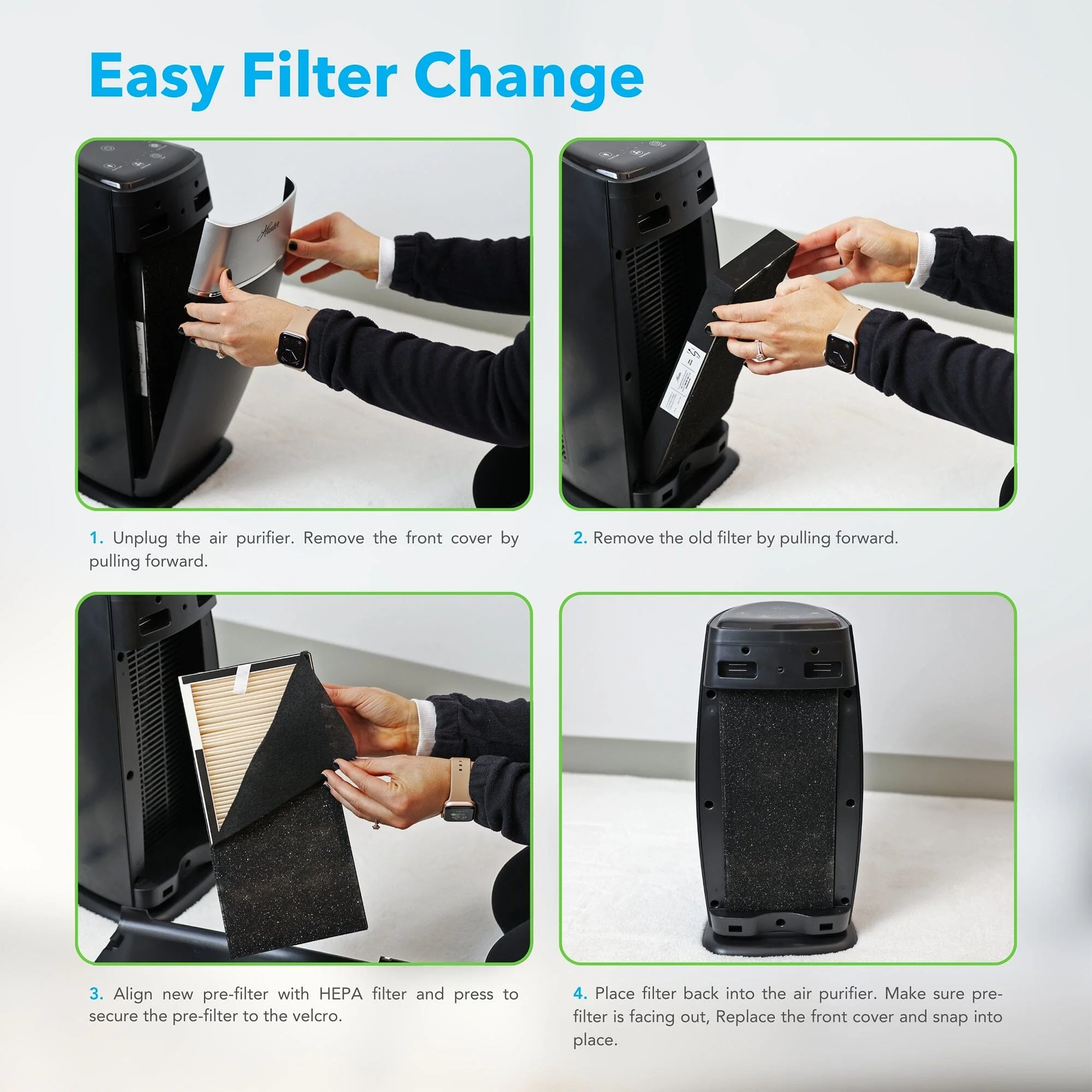 Medium Tower Air Purifier HP100 5 Medium Tower Air Purifier HP100