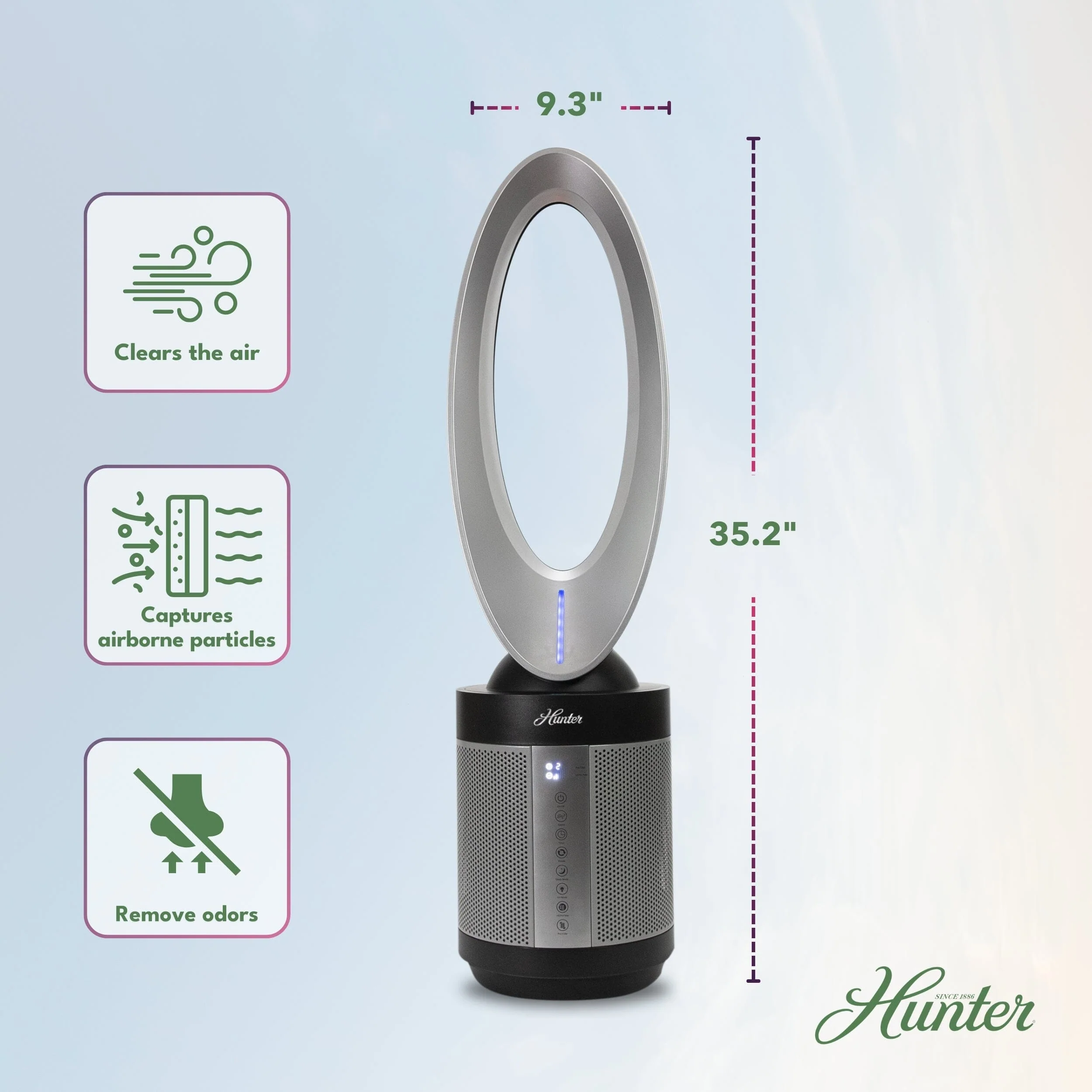 HPF520 ExtremeAir Tower Bladeless Air Purifier 3 HPF520 ExtremeAir Tower Bladeless Air Purifier