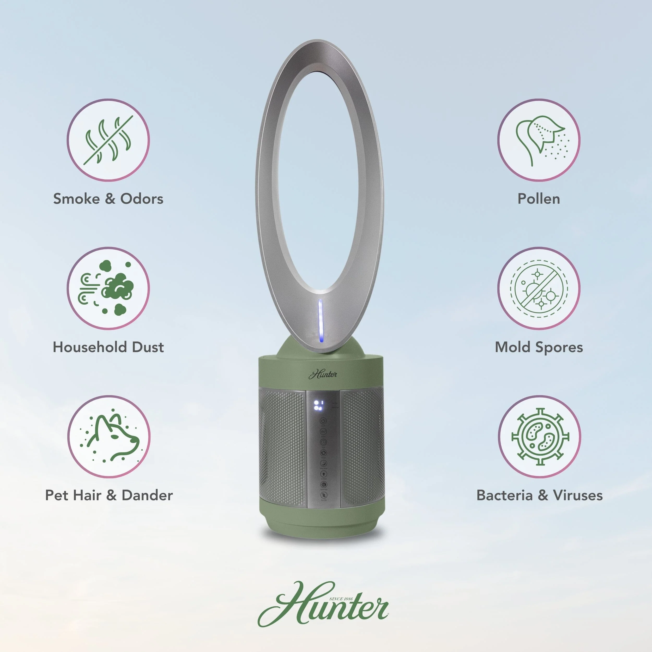 HPF520 ExtremeAir Tower Bladeless Air Purifier 4 HPF520 ExtremeAir Tower Bladeless Air Purifier