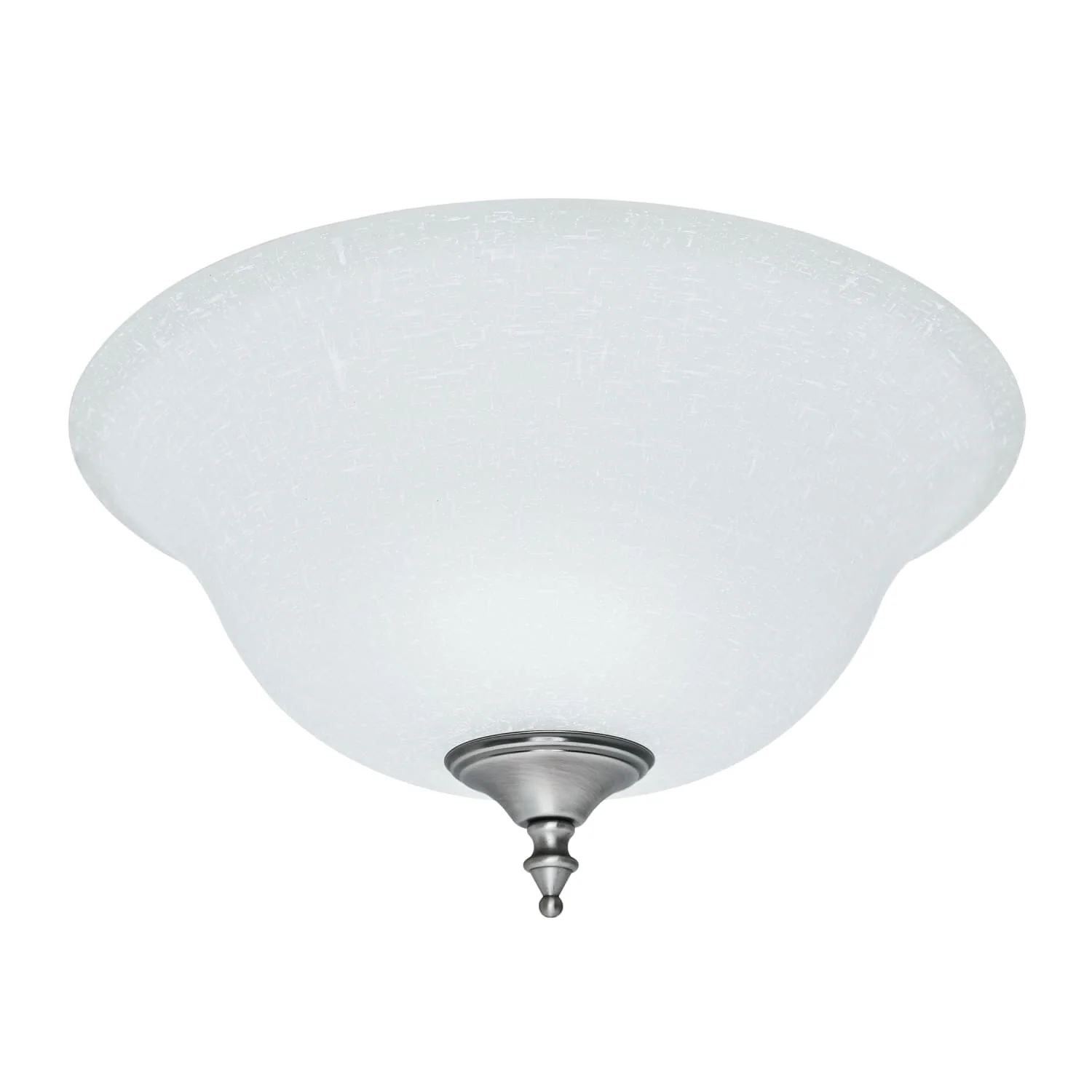 White Linen Glass Bowl - 99162
