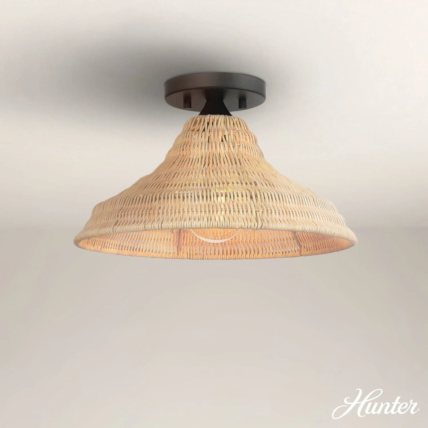 Agoura 1 Light Medium 14 Inch Flush Mount