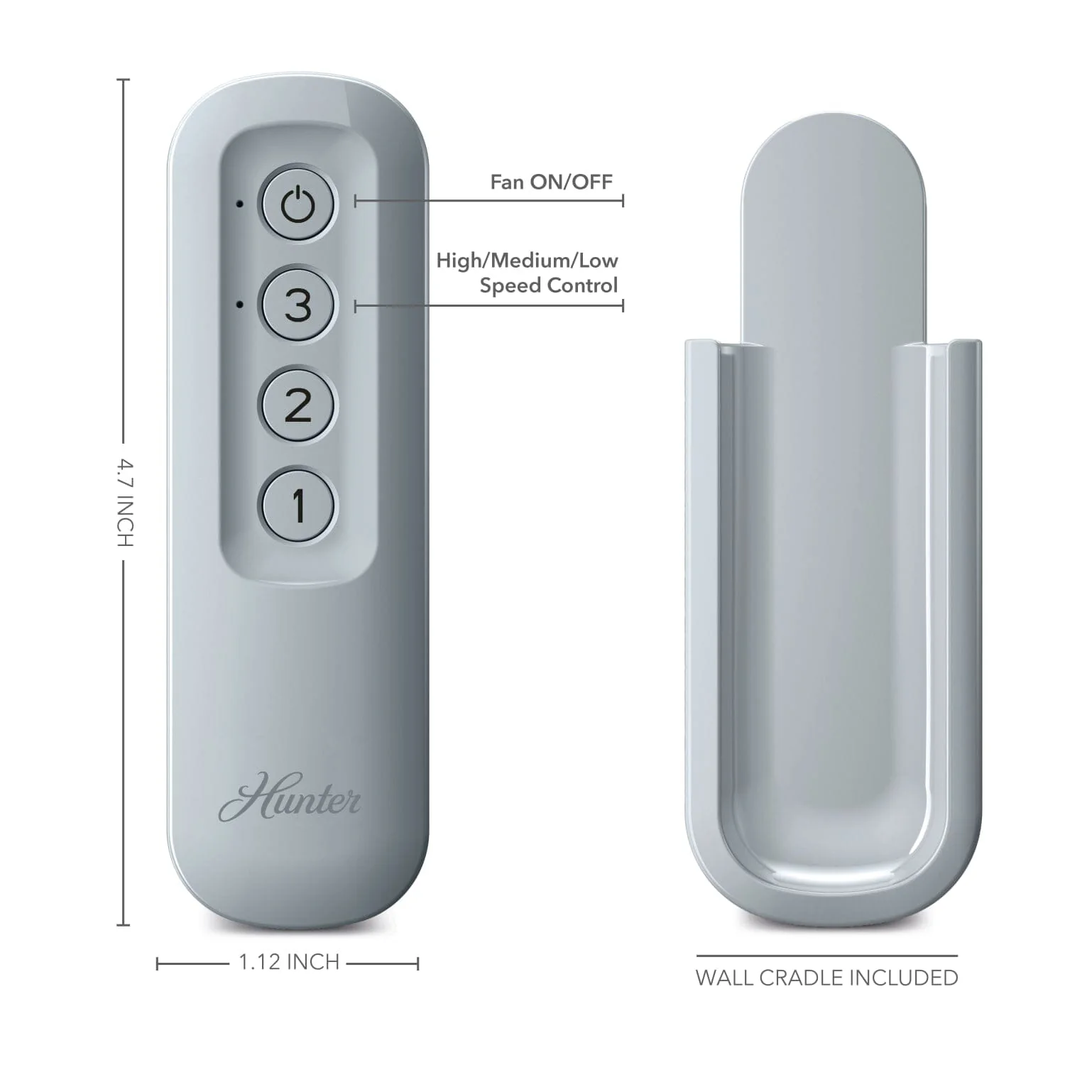 Universal No Light Handheld Remote with Receiver - 99729 3 Universal No Light Handheld Remote with Receiver - 99729