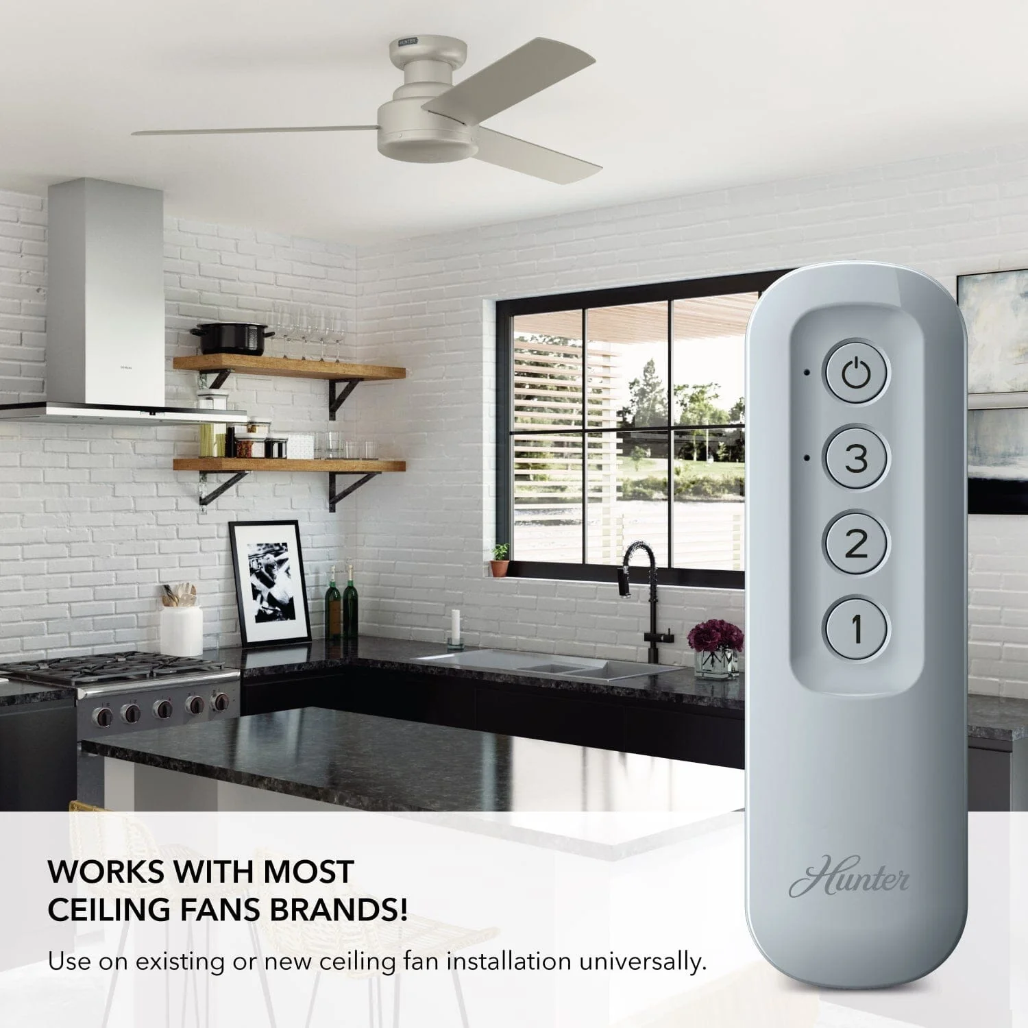 Universal No Light Handheld Remote with Receiver - 99729 4 Universal No Light Handheld Remote with Receiver - 99729
