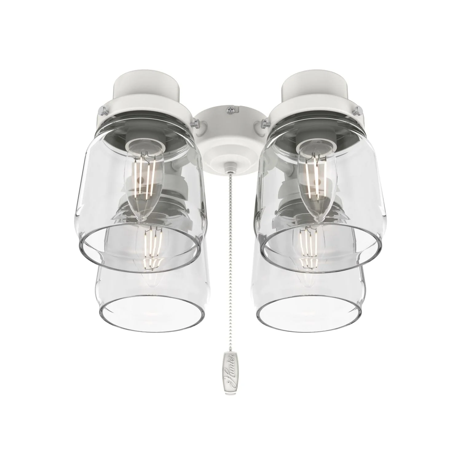Original 4 Light Accessory Fitter and Glass, White - 99384 1 Original 4 Light Accessory Fitter and Glass, White - 99384