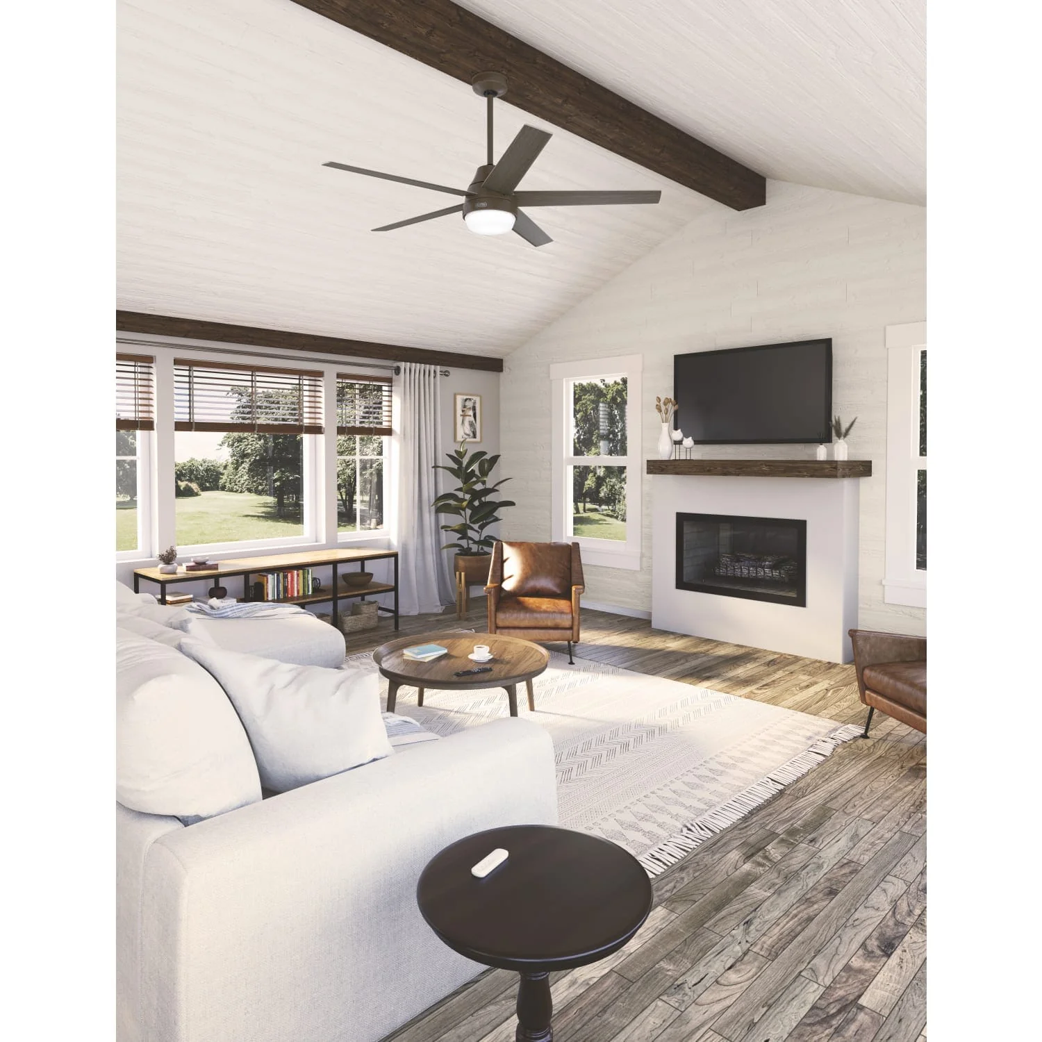 Aerodyne Indoor Smart Fan Energy Star with LED and Reversible Blades and Remote 60 inch 10 Aerodyne Indoor Smart Fan Energy Star with LED and Reversible Blades and Remote 60 inch