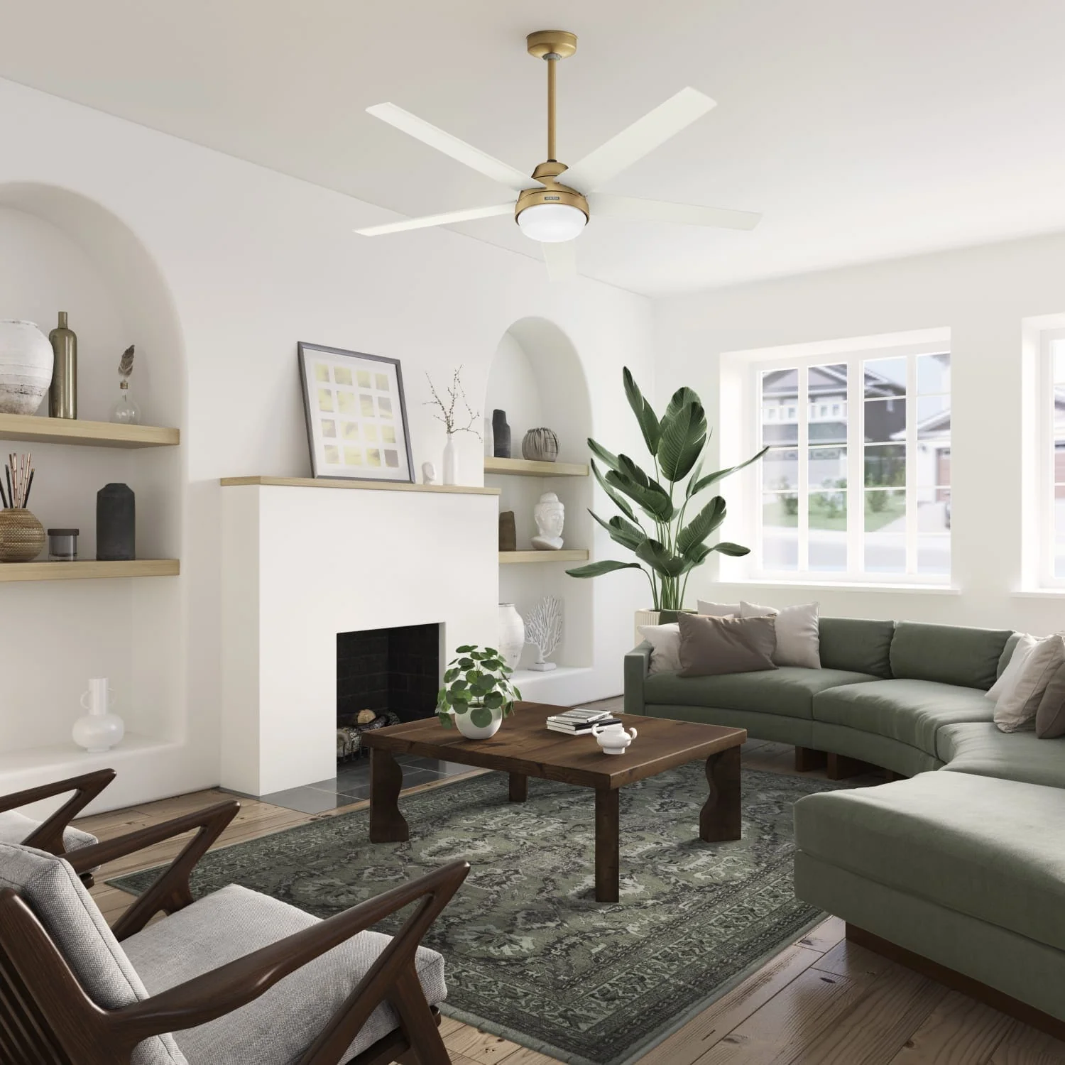 Aerodyne Indoor Smart Fan Energy Star with LED and Reversible Blades and Remote 60 inch 11 Aerodyne Indoor Smart Fan Energy Star with LED and Reversible Blades and Remote 60 inch