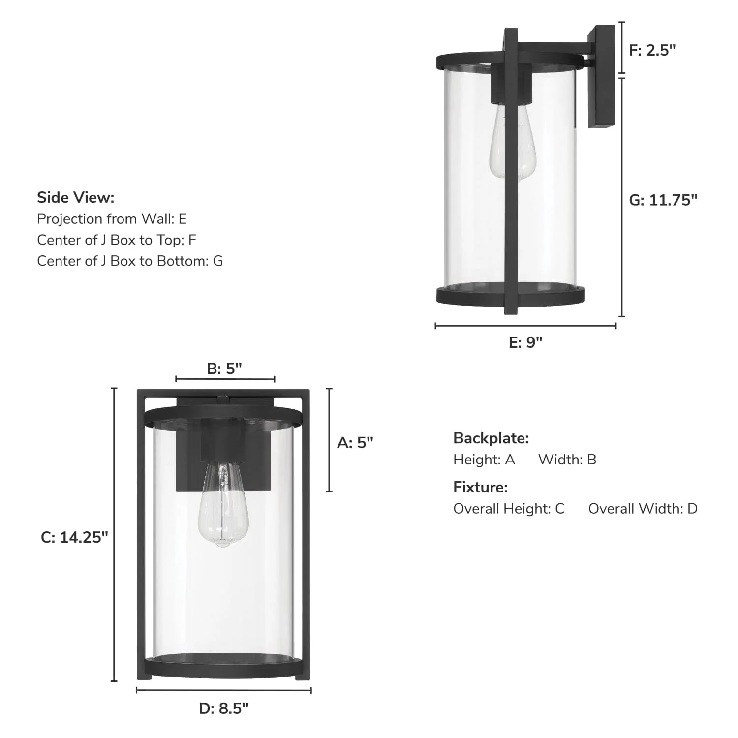 Astwood Outdoor WeatherMax 1 Light Medium 14 Inch Wall Light 4 Astwood Outdoor WeatherMax 1 Light Medium 14 Inch Wall Light