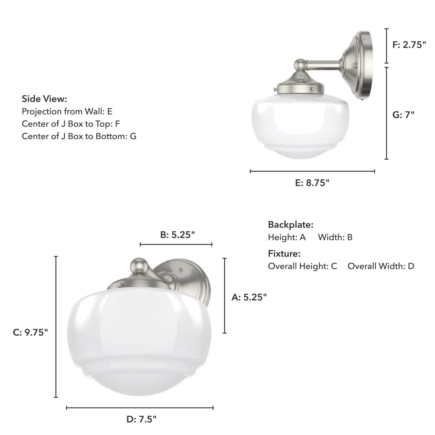 Saddle Creek Shiny Cased White Glass 1 Light Sconce 5 Saddle Creek Shiny Cased White Glass 1 Light Sconce