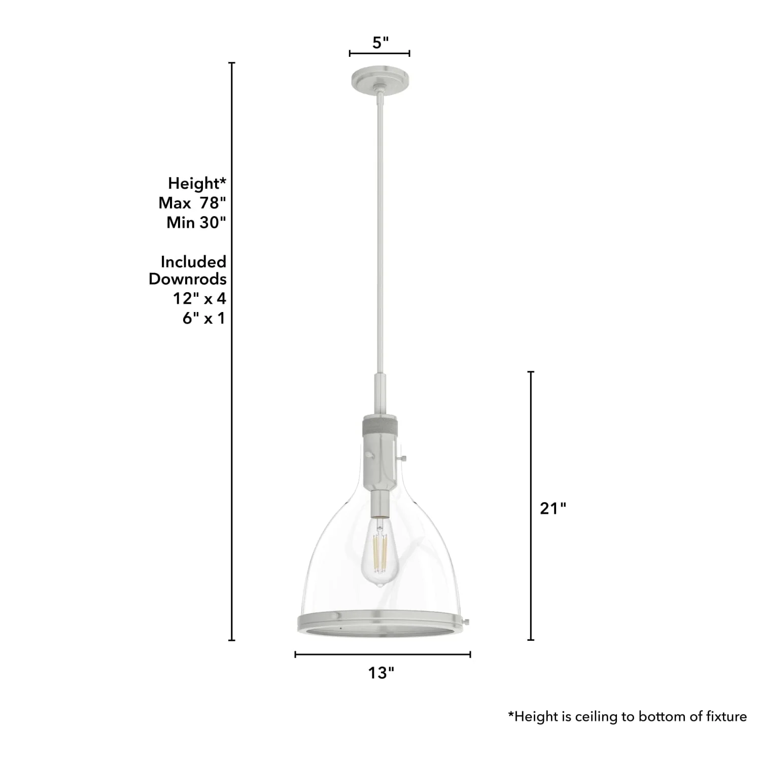 Van Nuys 1 Light Pendant 13 inch 10 Van Nuys 1 Light Pendant 13 inch