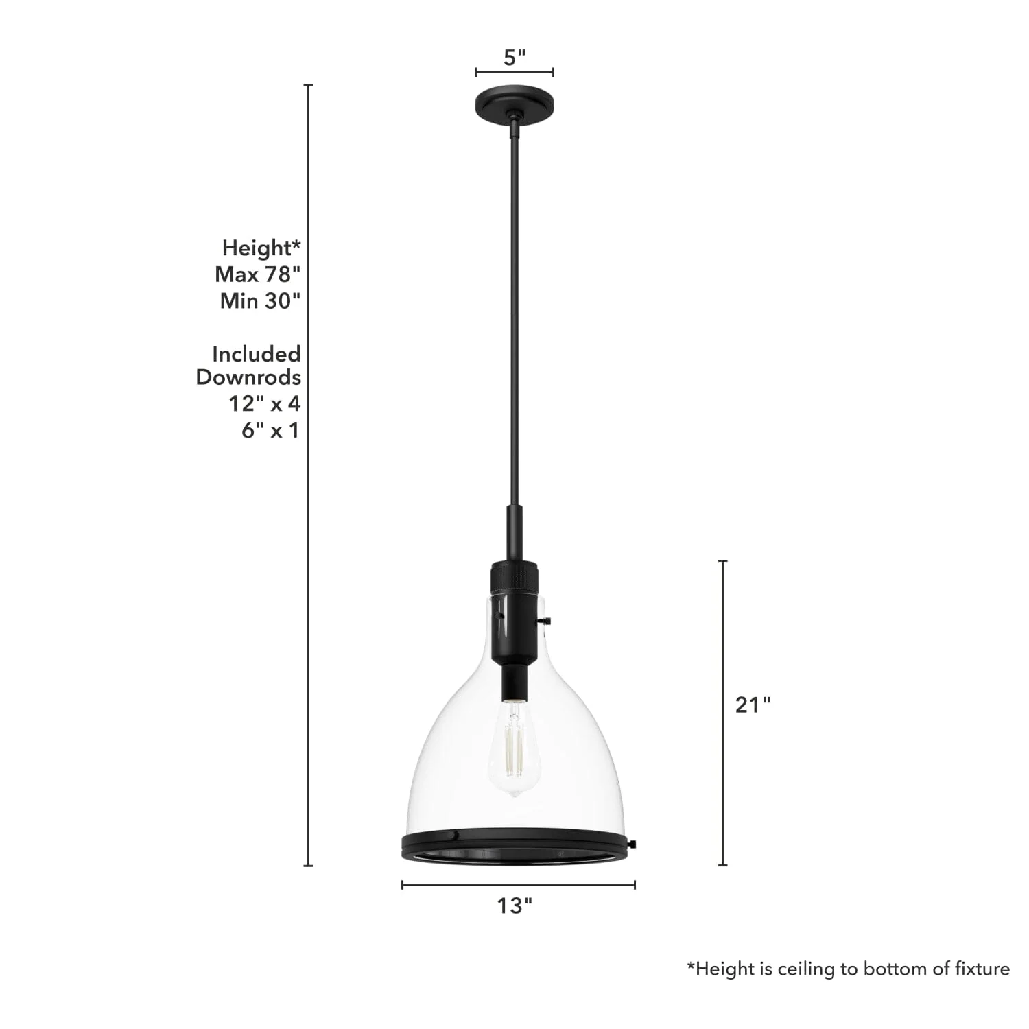 Van Nuys 1 Light Pendant 13 inch 11 Van Nuys 1 Light Pendant 13 inch
