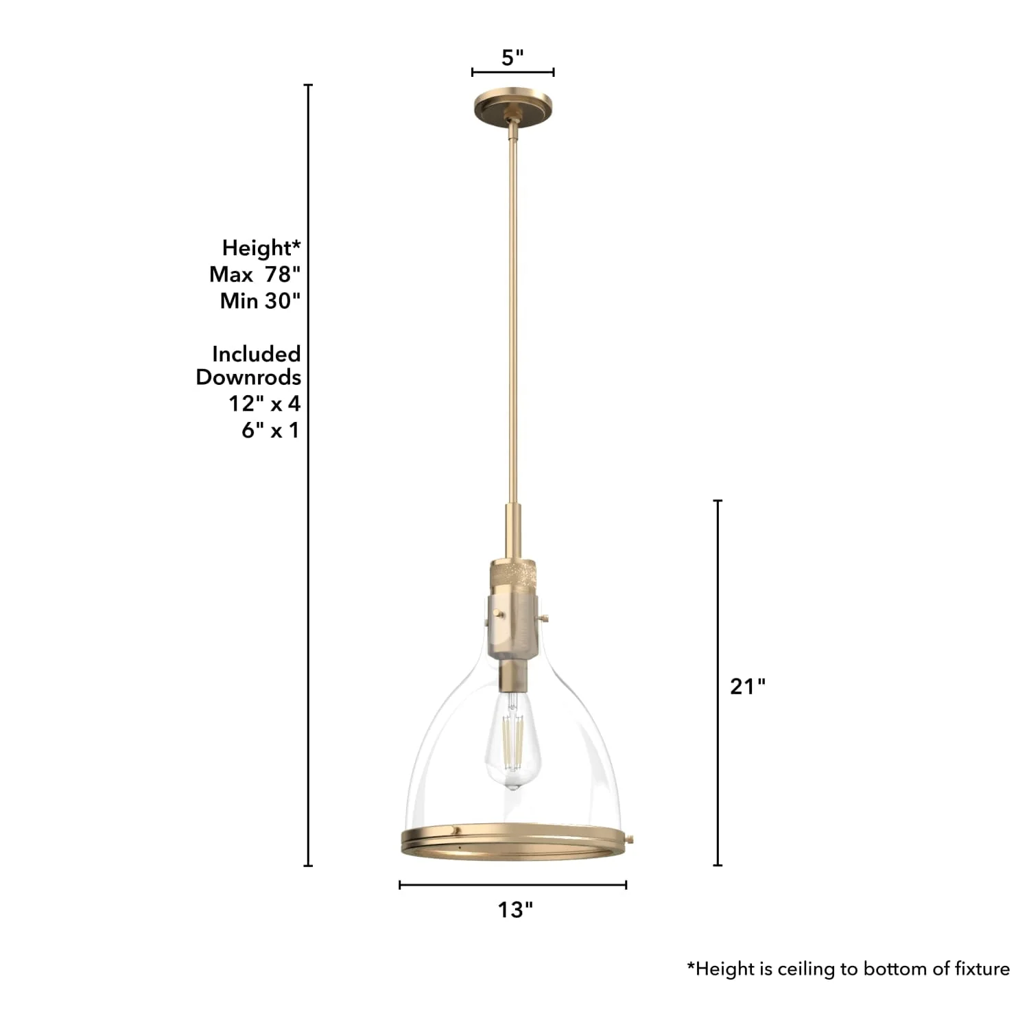 Van Nuys 1 Light Pendant 13 inch 12 Van Nuys 1 Light Pendant 13 inch