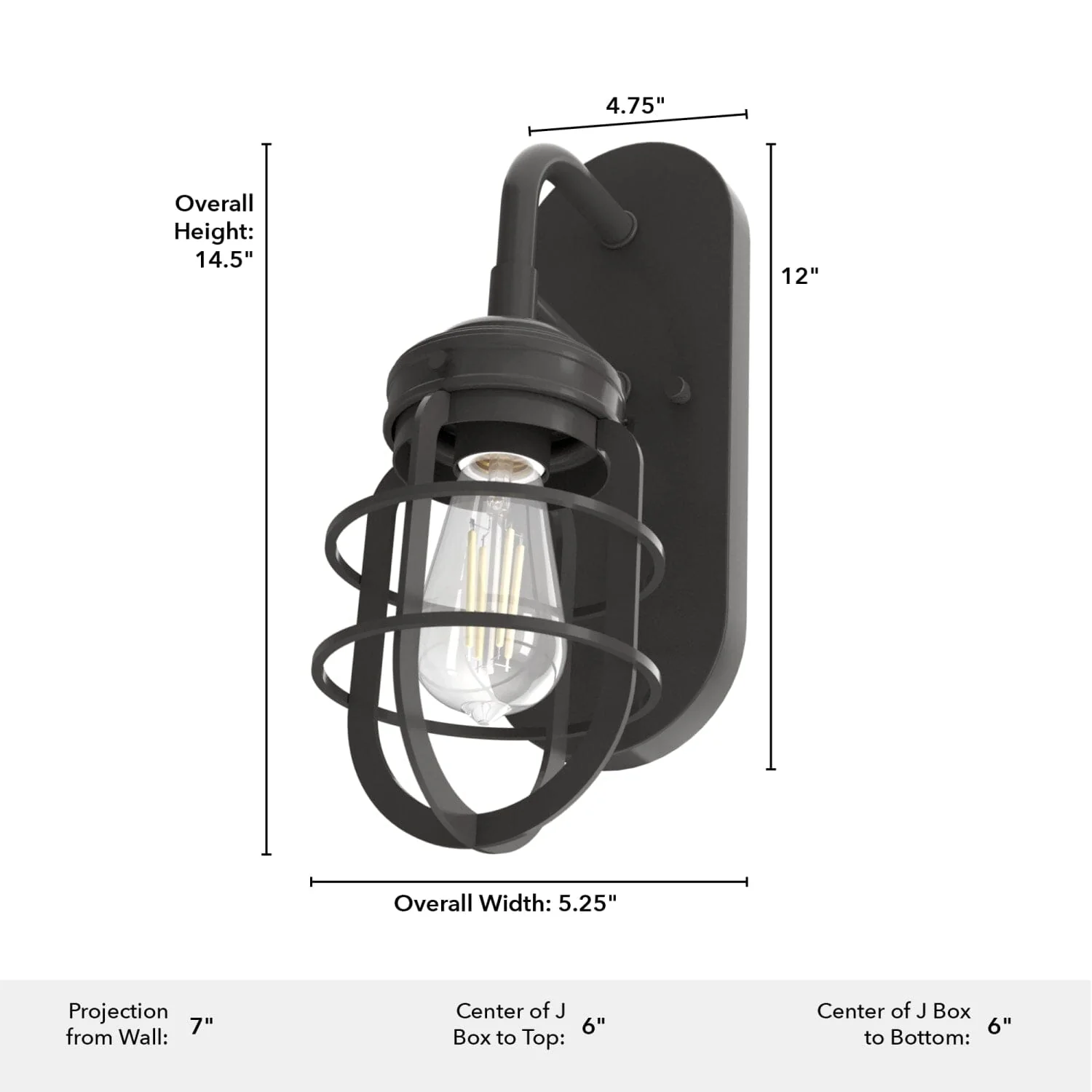 Starklake 1 Light Wall Sconce 10 Starklake 1 Light Wall Sconce