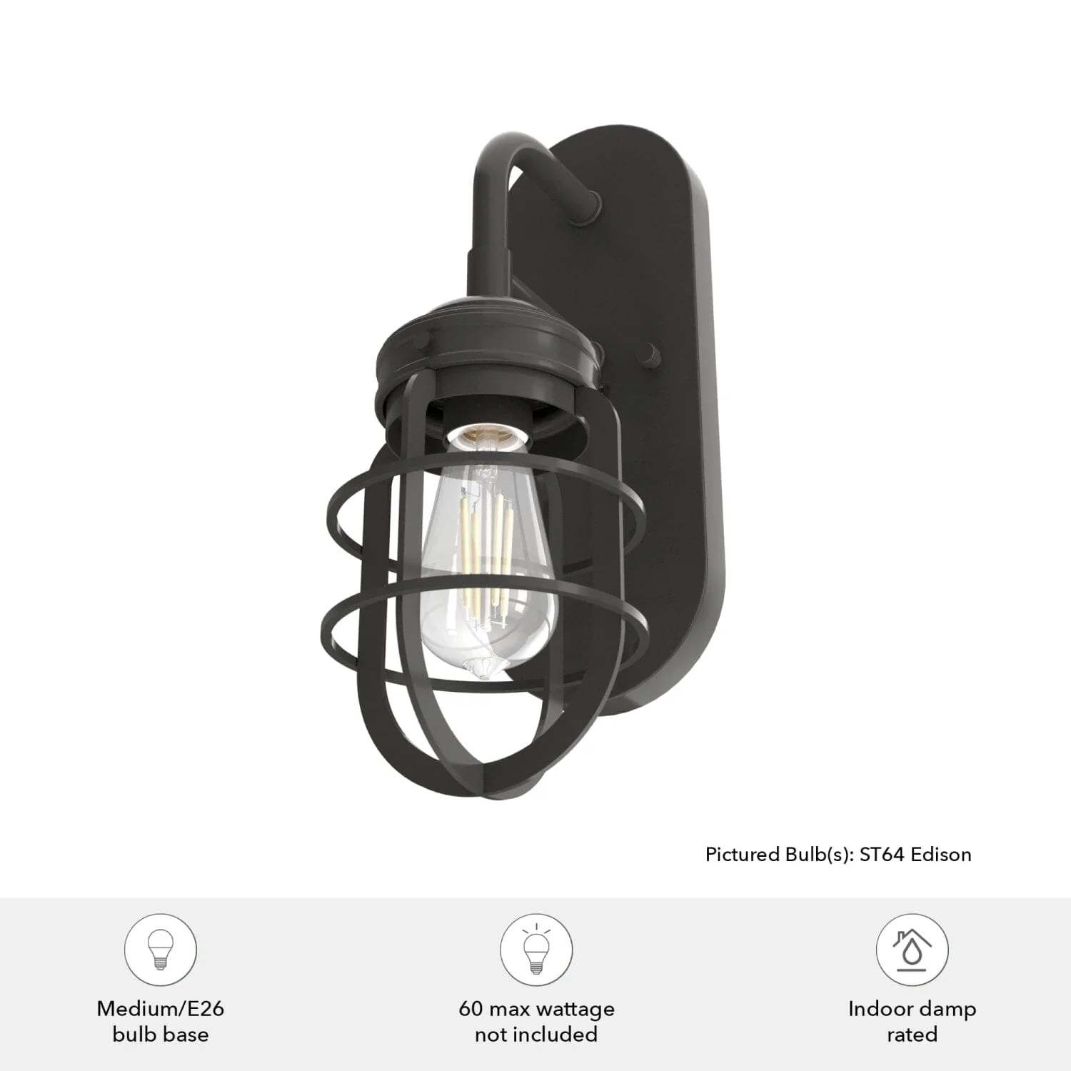 Starklake 1 Light Wall Sconce 7 Starklake 1 Light Wall Sconce