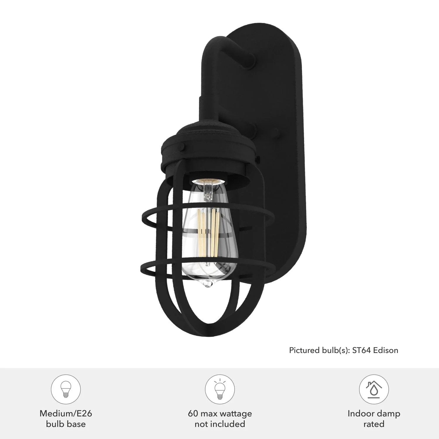Starklake 1 Light Wall Sconce 9 Starklake 1 Light Wall Sconce