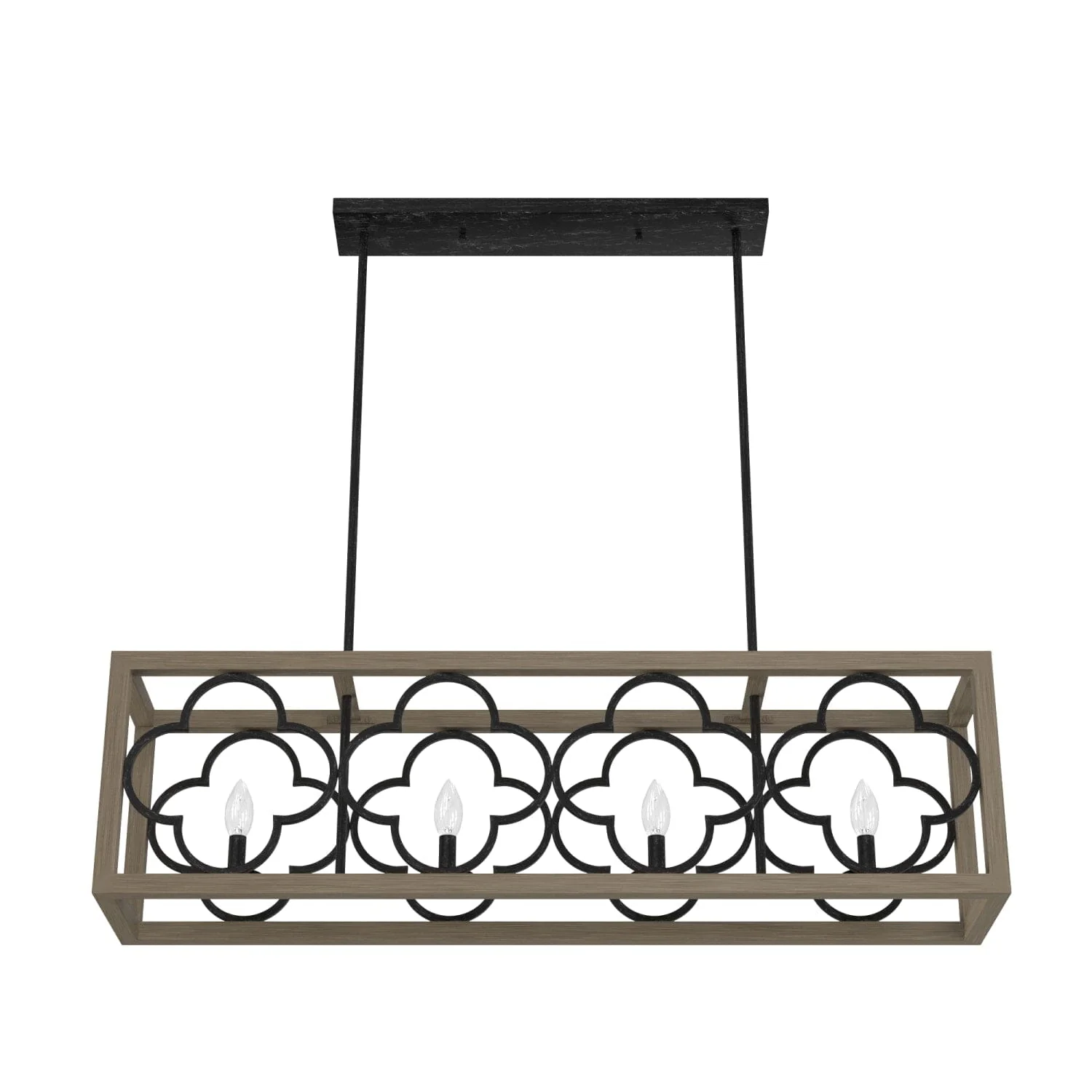 Gablecrest 4 Light Linear Chandelier 15 Gablecrest 4 Light Linear Chandelier