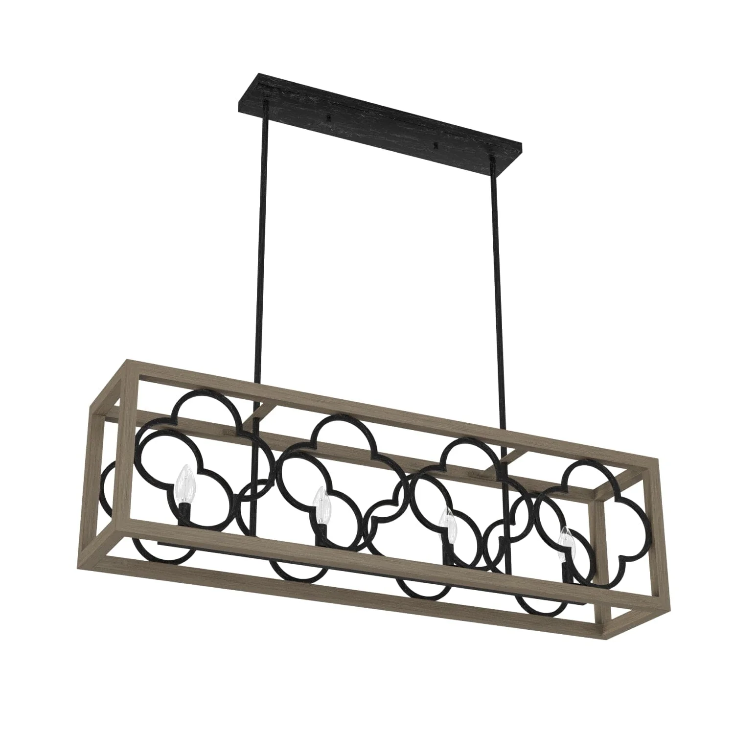 Gablecrest 4 Light Linear Chandelier 17 Gablecrest 4 Light Linear Chandelier