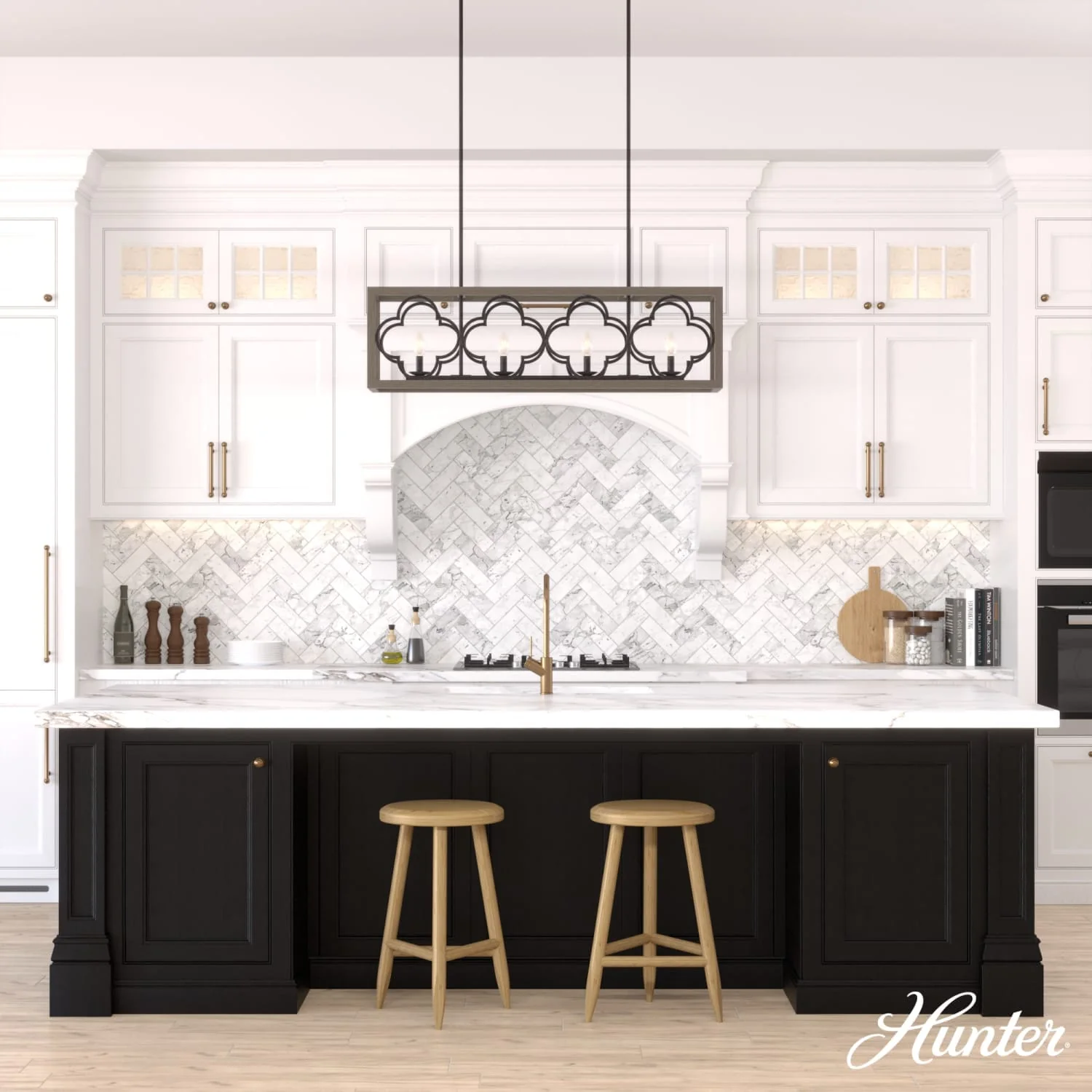 Gablecrest 4 Light Linear Chandelier 4 Gablecrest 4 Light Linear Chandelier