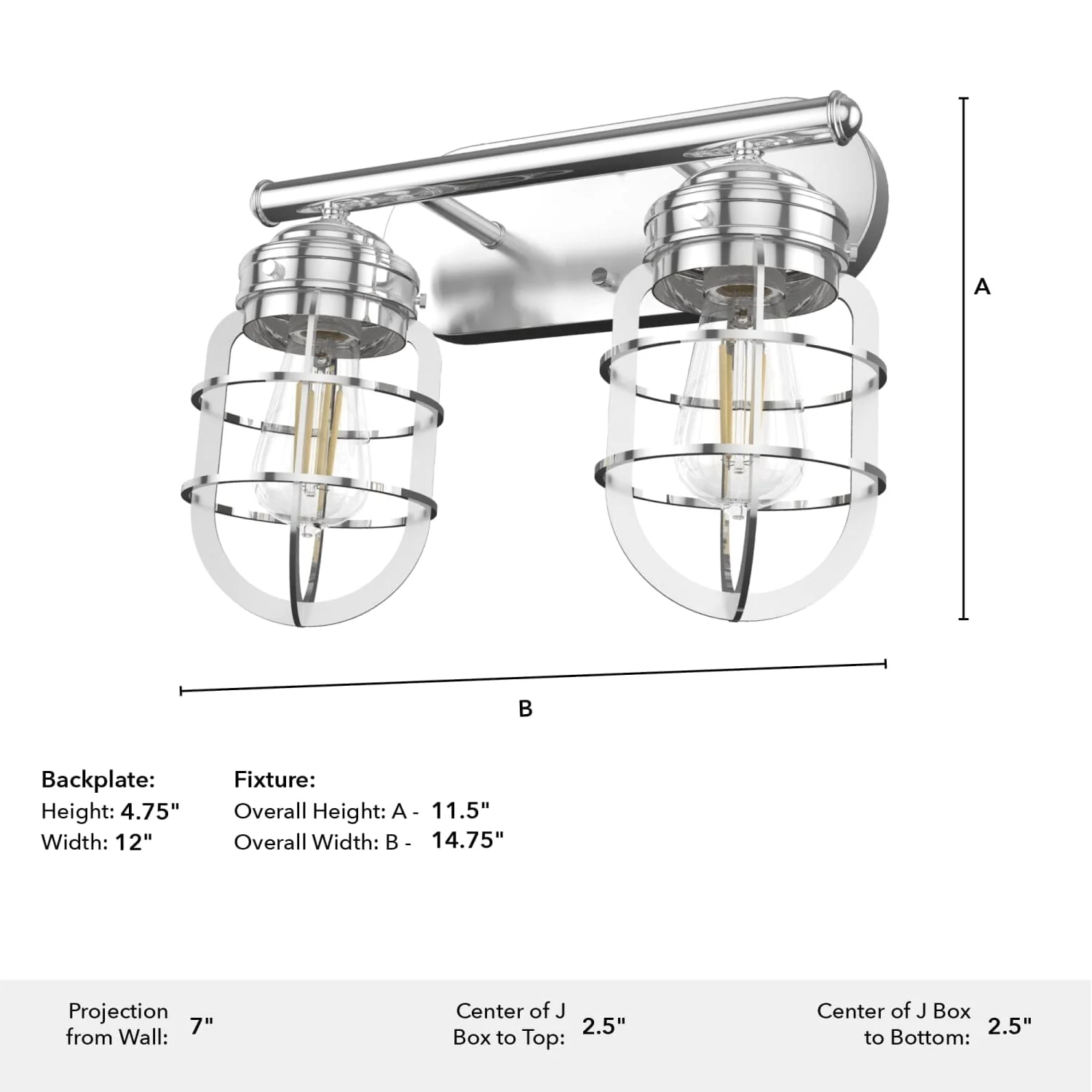 Starklake 2 Light Vanity 8 Starklake 2 Light Vanity