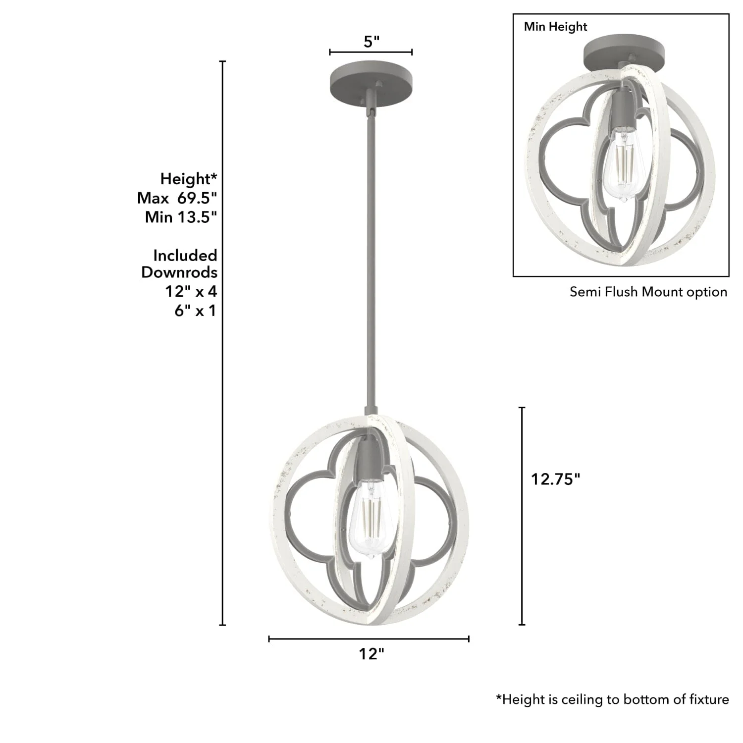 Gablecrest 1 Light Pendant 7 Gablecrest 1 Light Pendant
