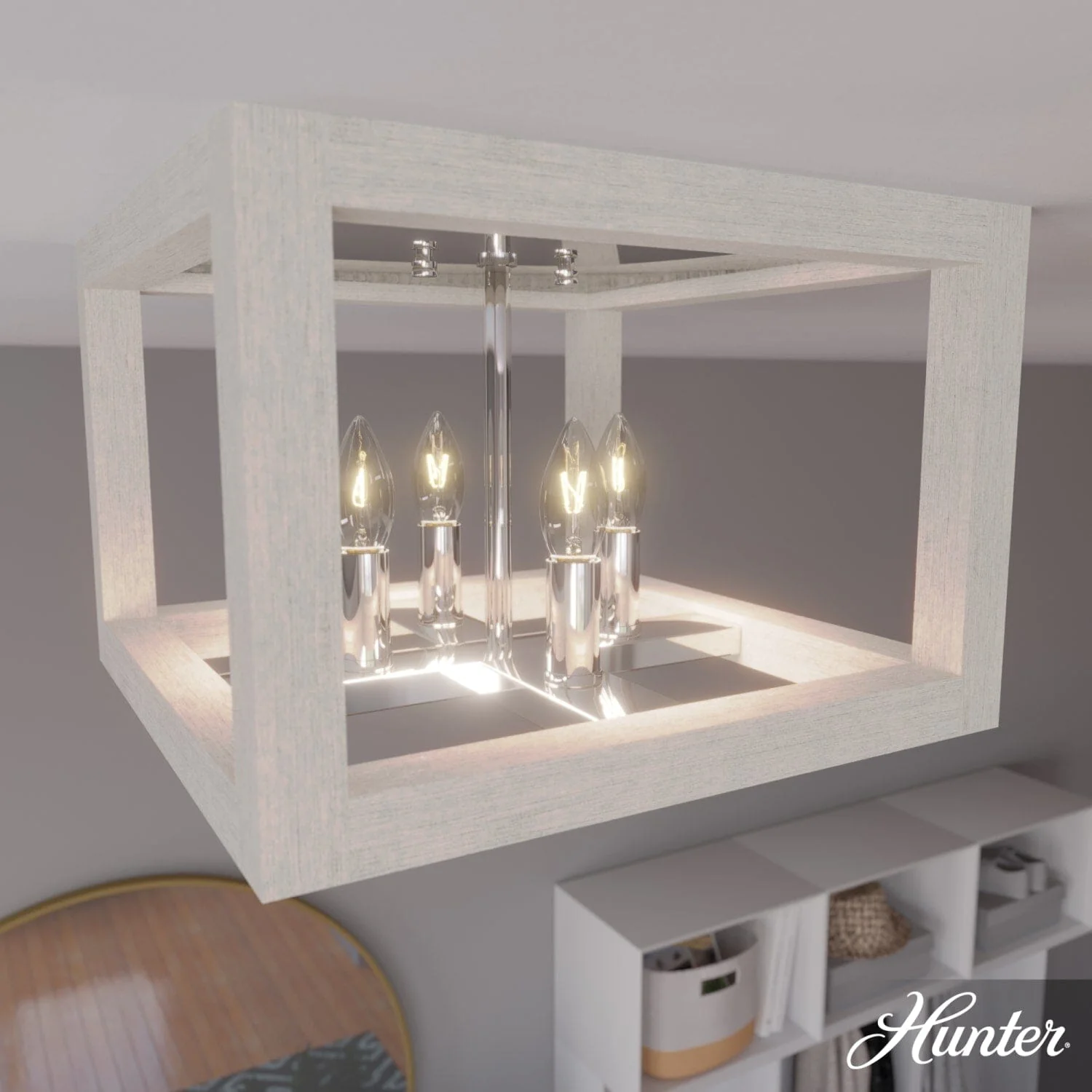 Squire Manor 4 Light Flush Mount 2 Squire Manor 4 Light Flush Mount