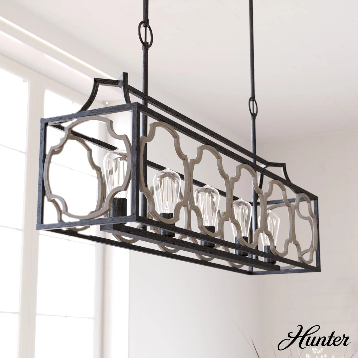 Stone Creek 5 Light Linear Chandelier 1 Stone Creek 5 Light Linear Chandelier