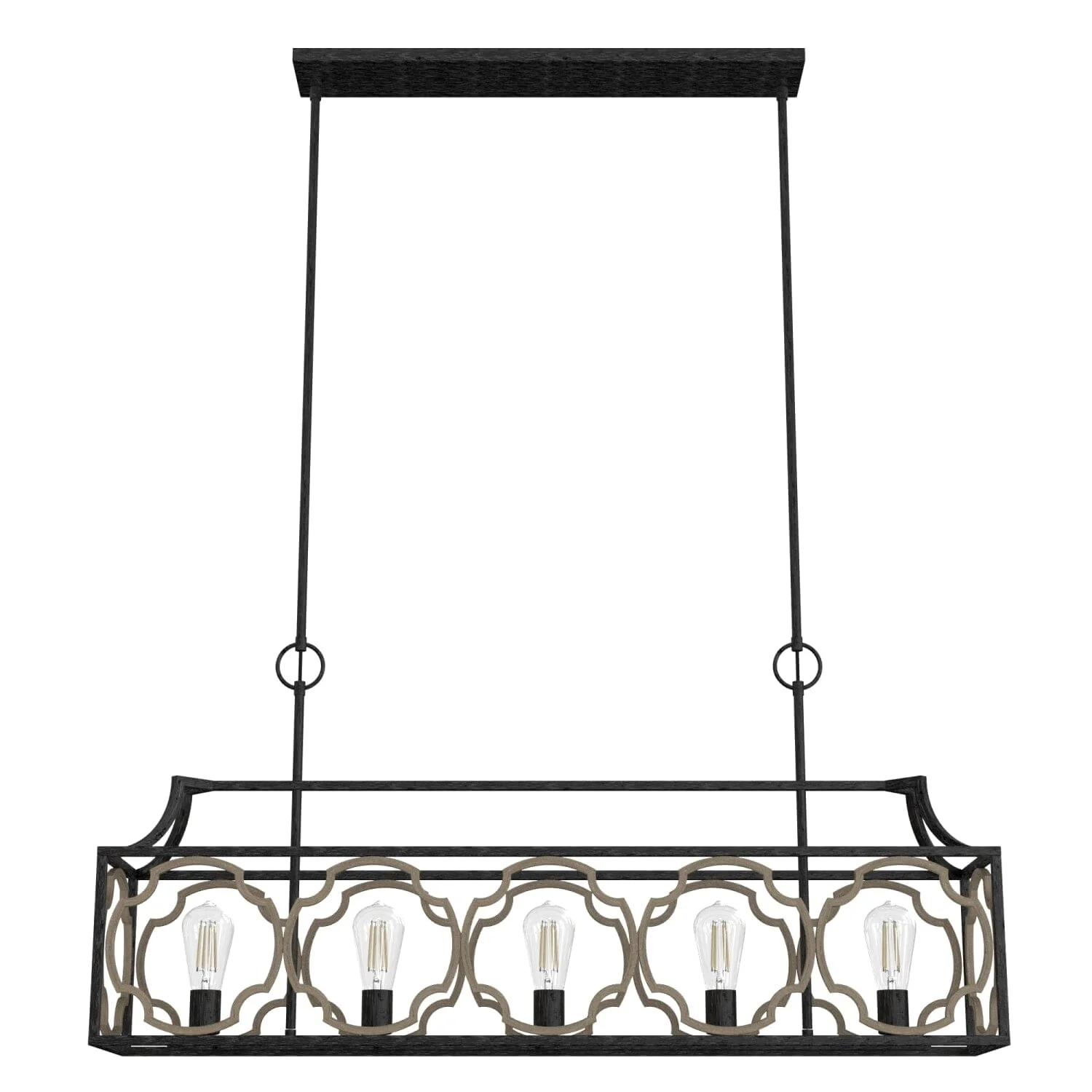 Stone Creek 5 Light Linear Chandelier 12 Stone Creek 5 Light Linear Chandelier