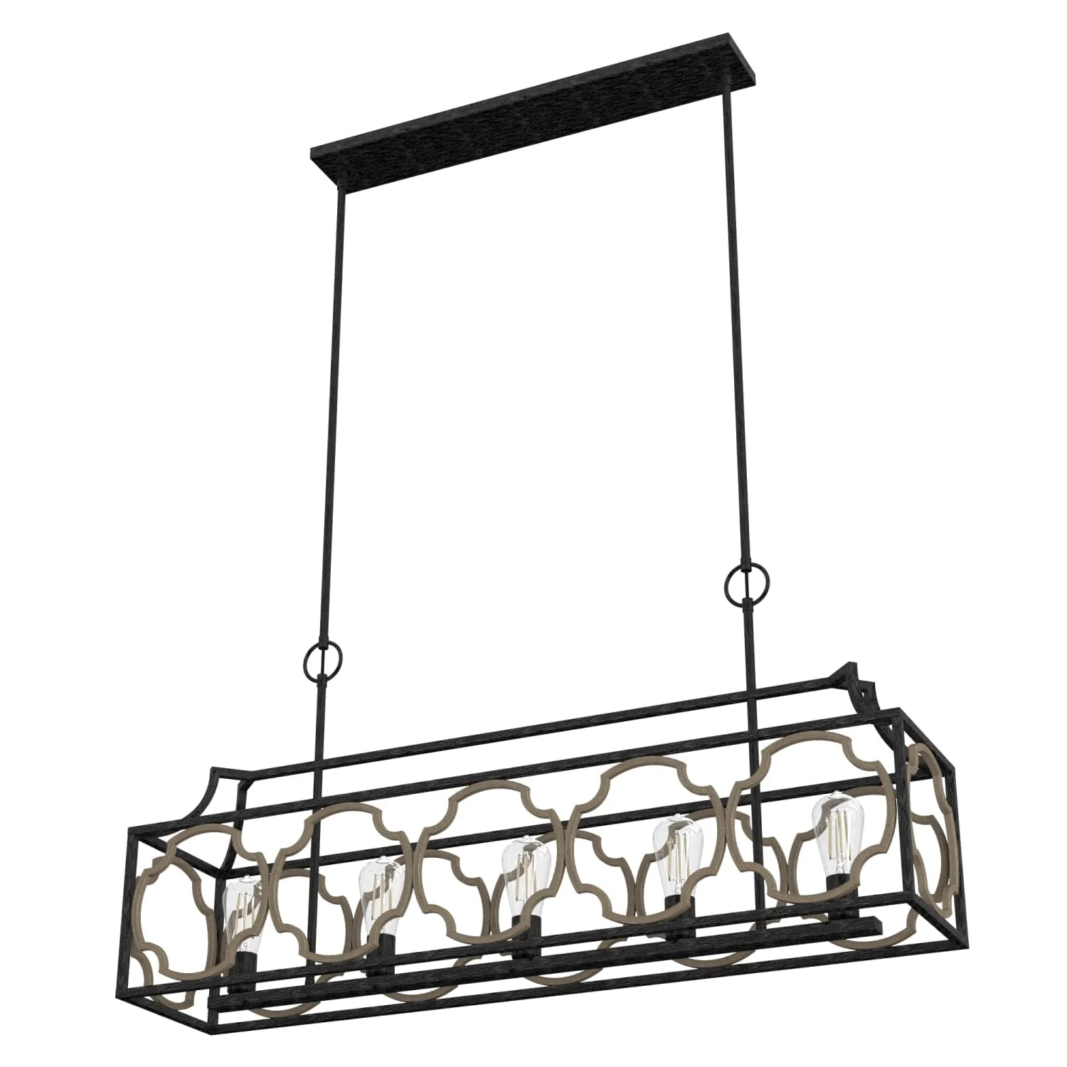 Stone Creek 5 Light Linear Chandelier 16 Stone Creek 5 Light Linear Chandelier