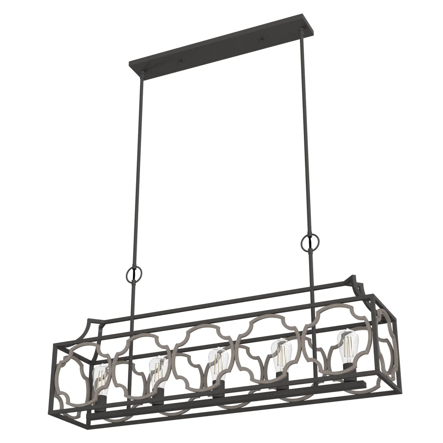 Stone Creek 5 Light Linear Chandelier 17 Stone Creek 5 Light Linear Chandelier