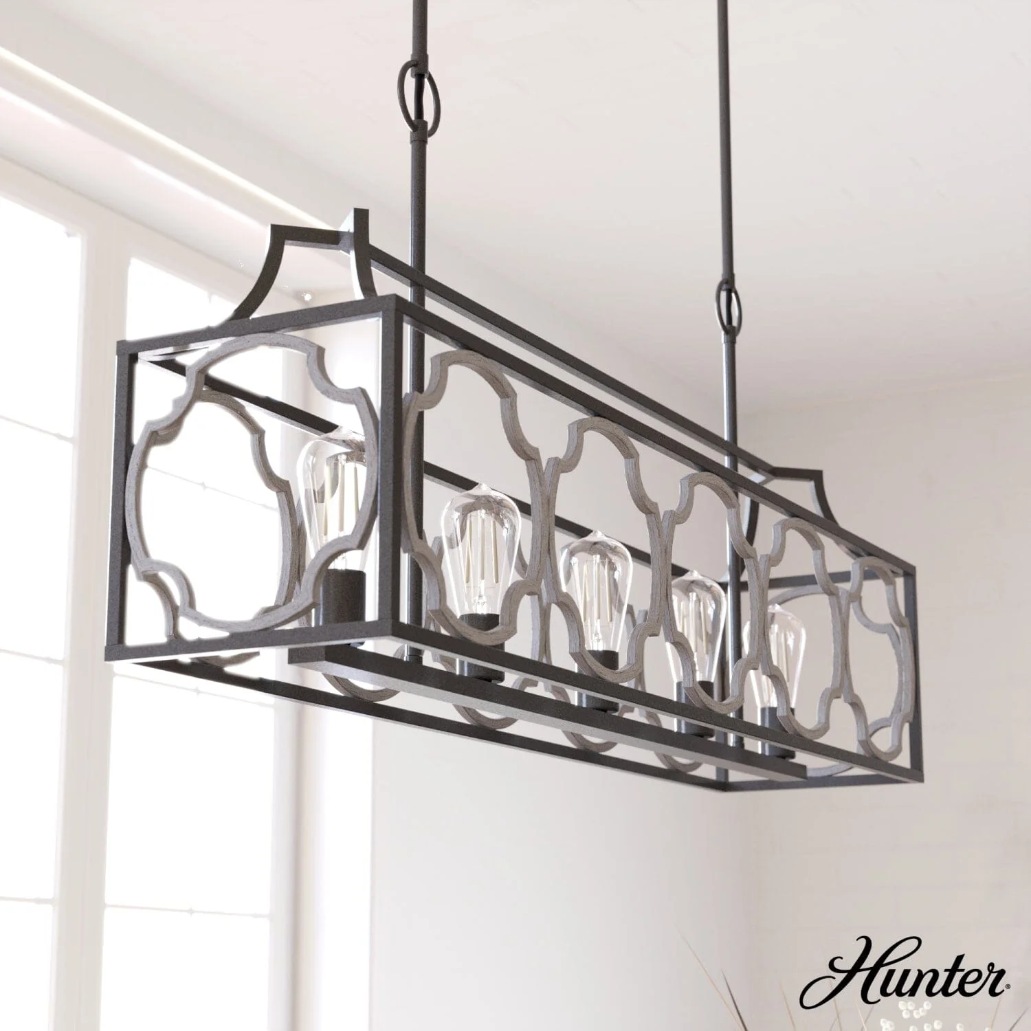 Stone Creek 5 Light Linear Chandelier 2 Stone Creek 5 Light Linear Chandelier