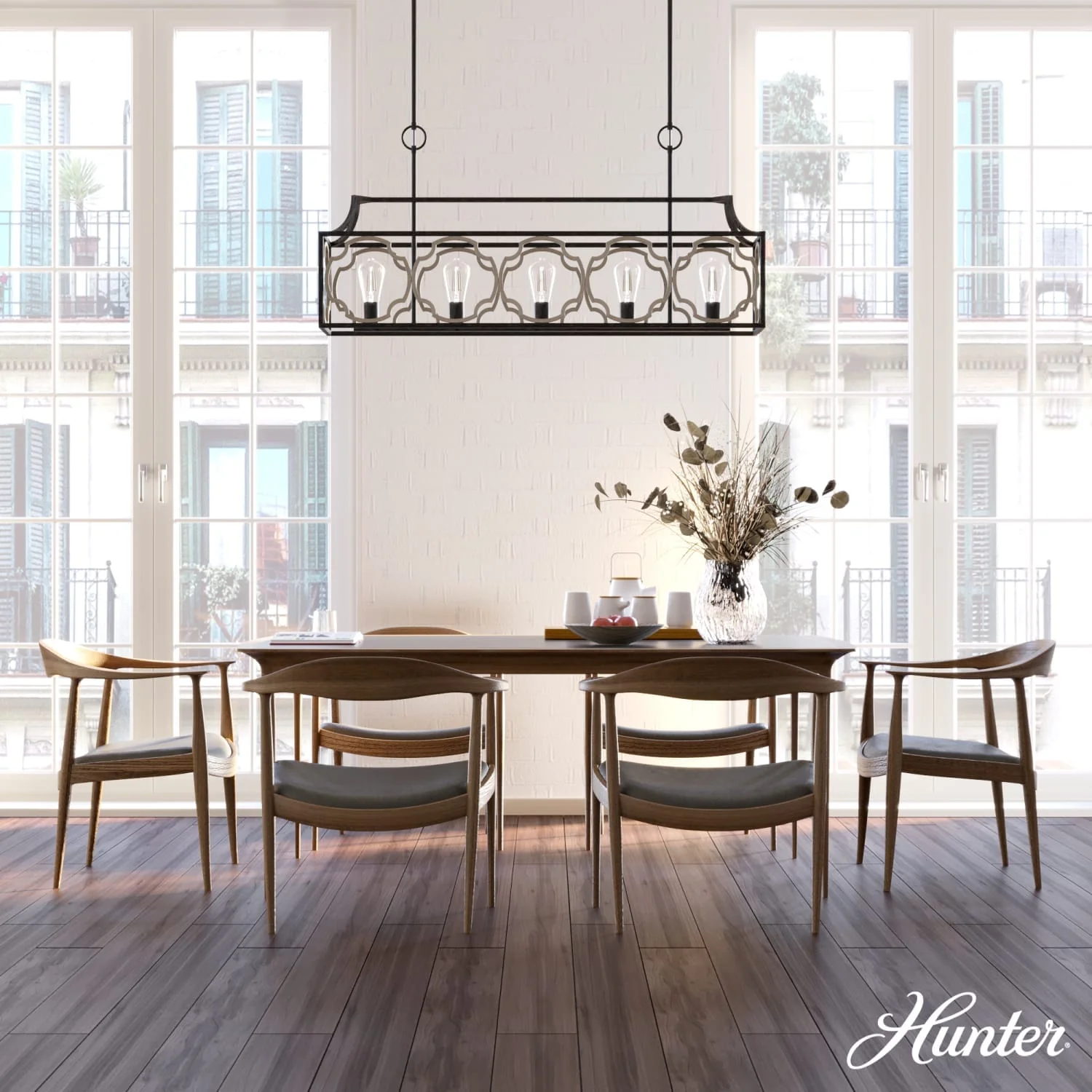 Stone Creek 5 Light Linear Chandelier 3 Stone Creek 5 Light Linear Chandelier