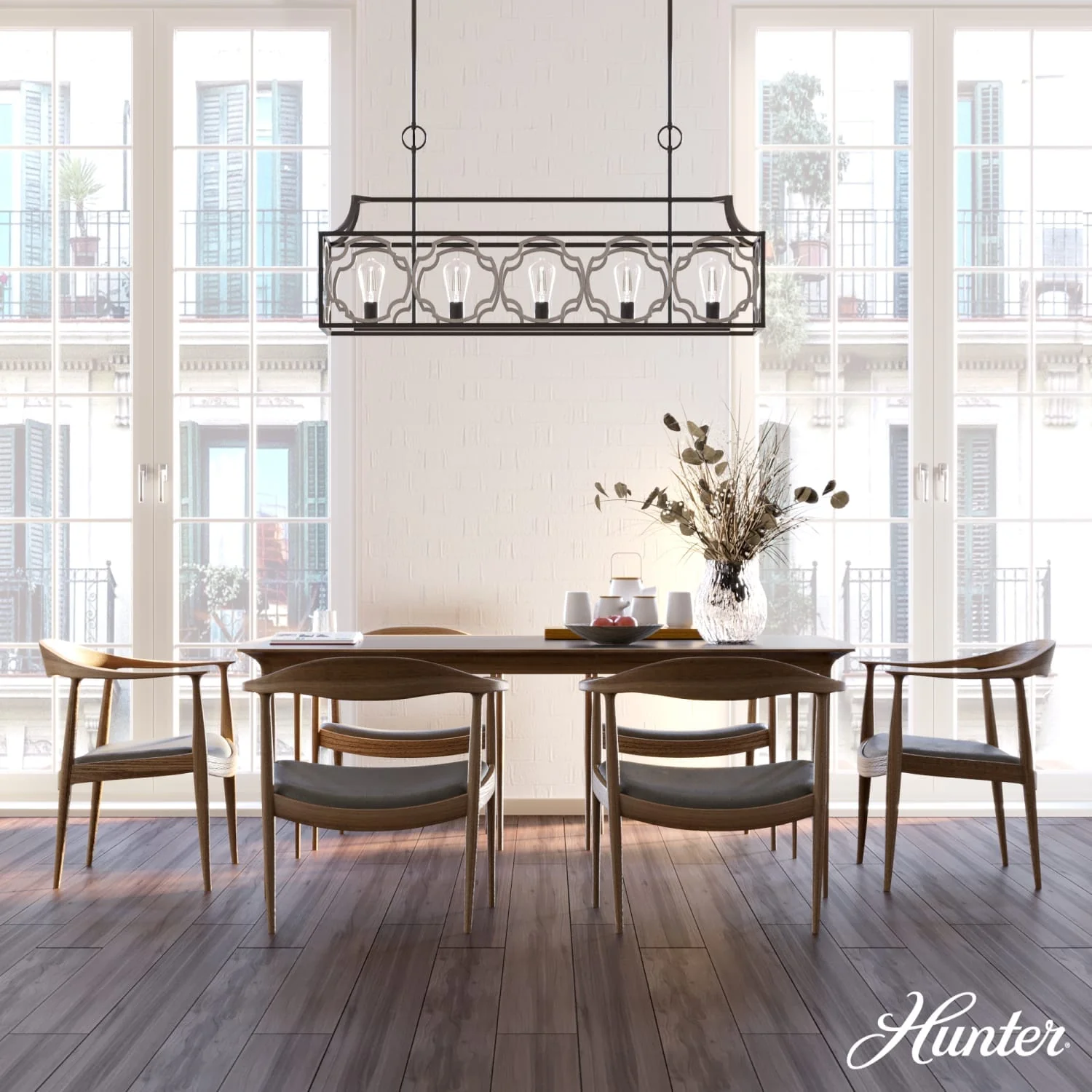 Stone Creek 5 Light Linear Chandelier 4 Stone Creek 5 Light Linear Chandelier