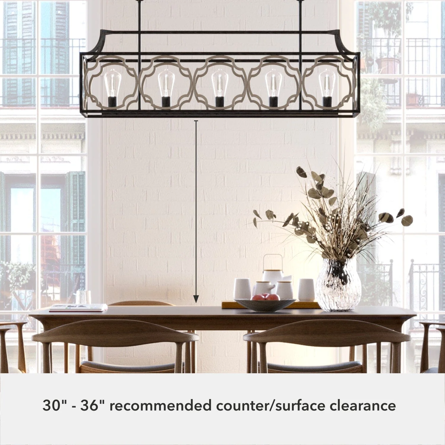 Stone Creek 5 Light Linear Chandelier 9 Stone Creek 5 Light Linear Chandelier