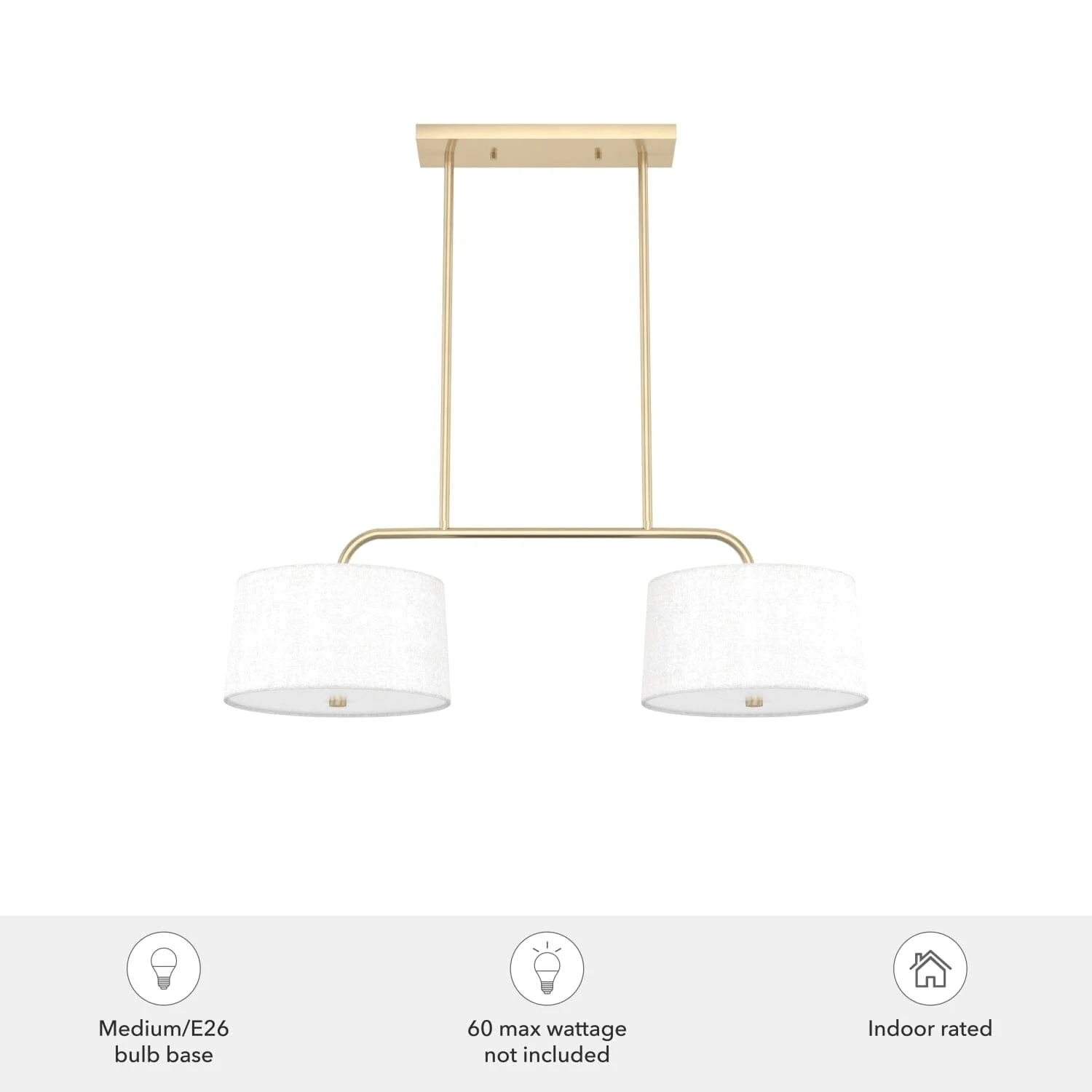 Cottage Hill 4 light 2 Shade Linear Chandelier 8 Cottage Hill 4 light 2 Shade Linear Chandelier