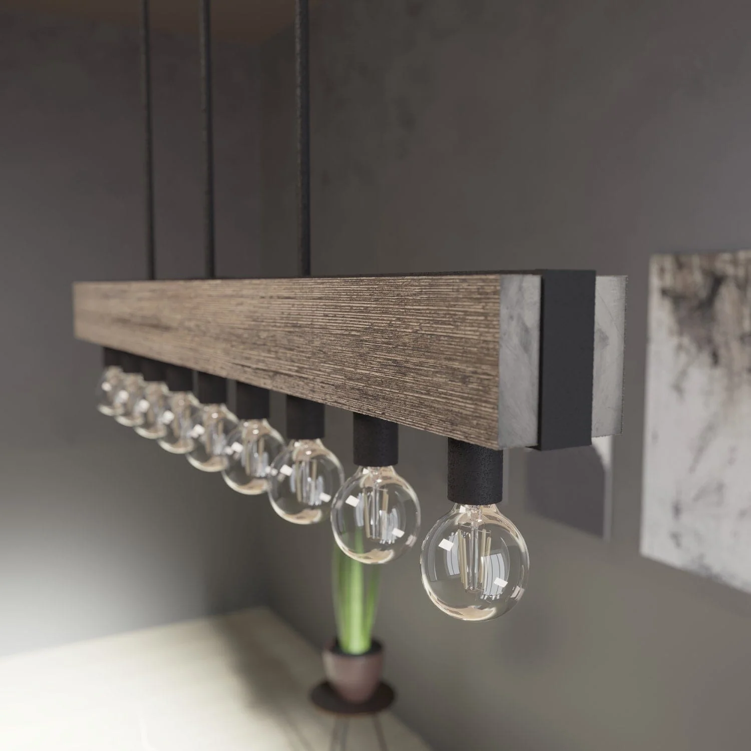 Donelson 9 Light Linear Chandelier