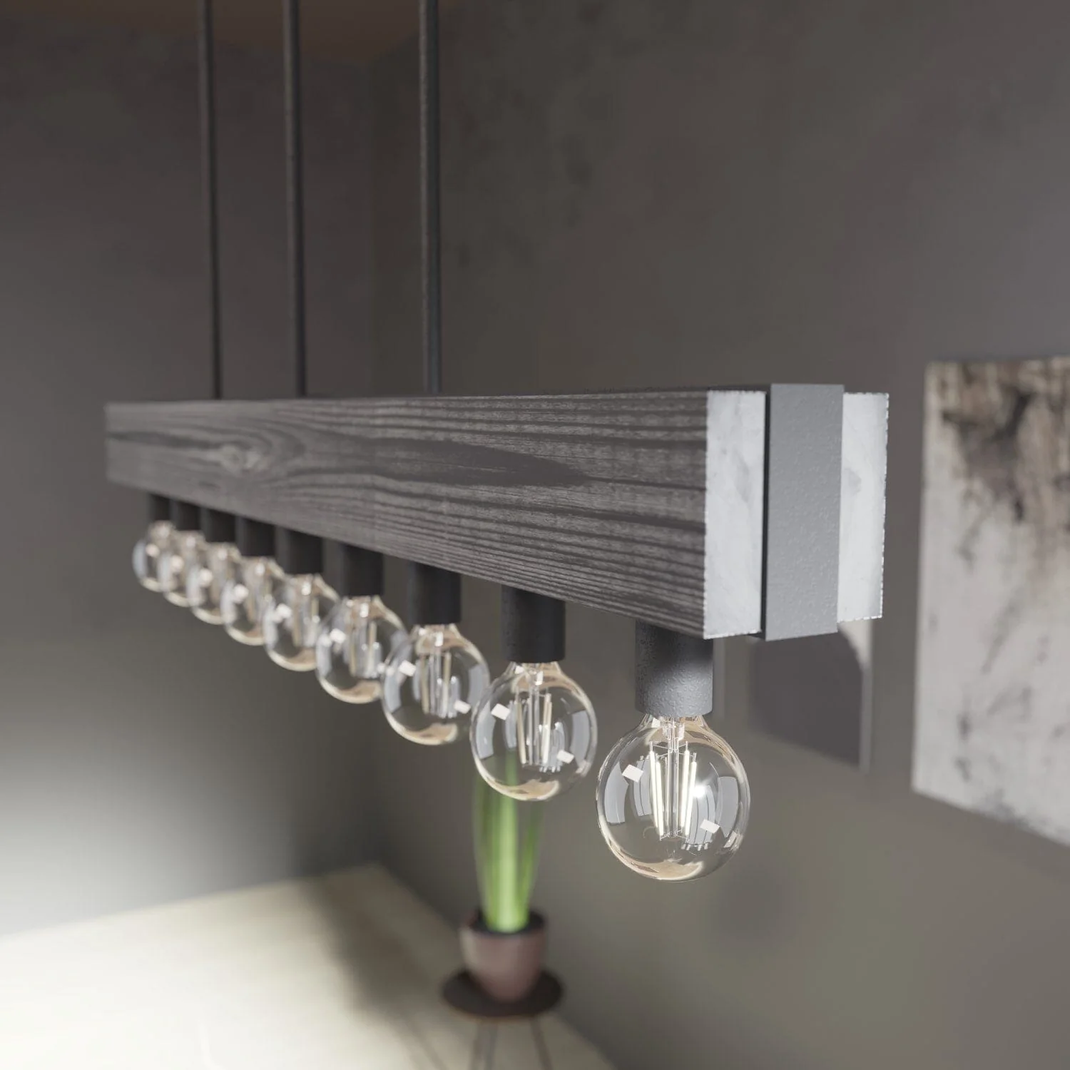 Donelson 9 Light Linear Chandelier 2 Donelson 9 Light Linear Chandelier