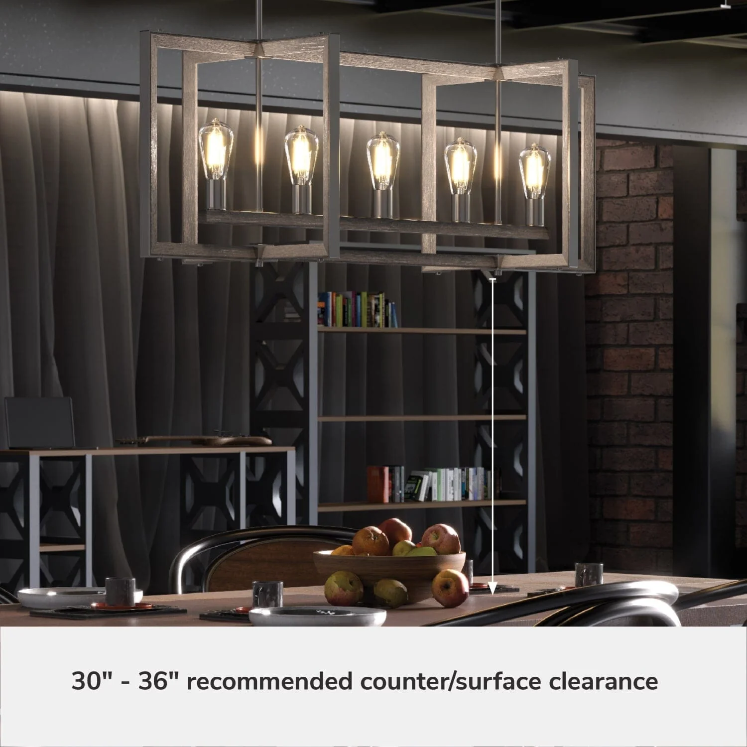 Woodburn 5 Light Linear Chandelier 10 Woodburn 5 Light Linear Chandelier