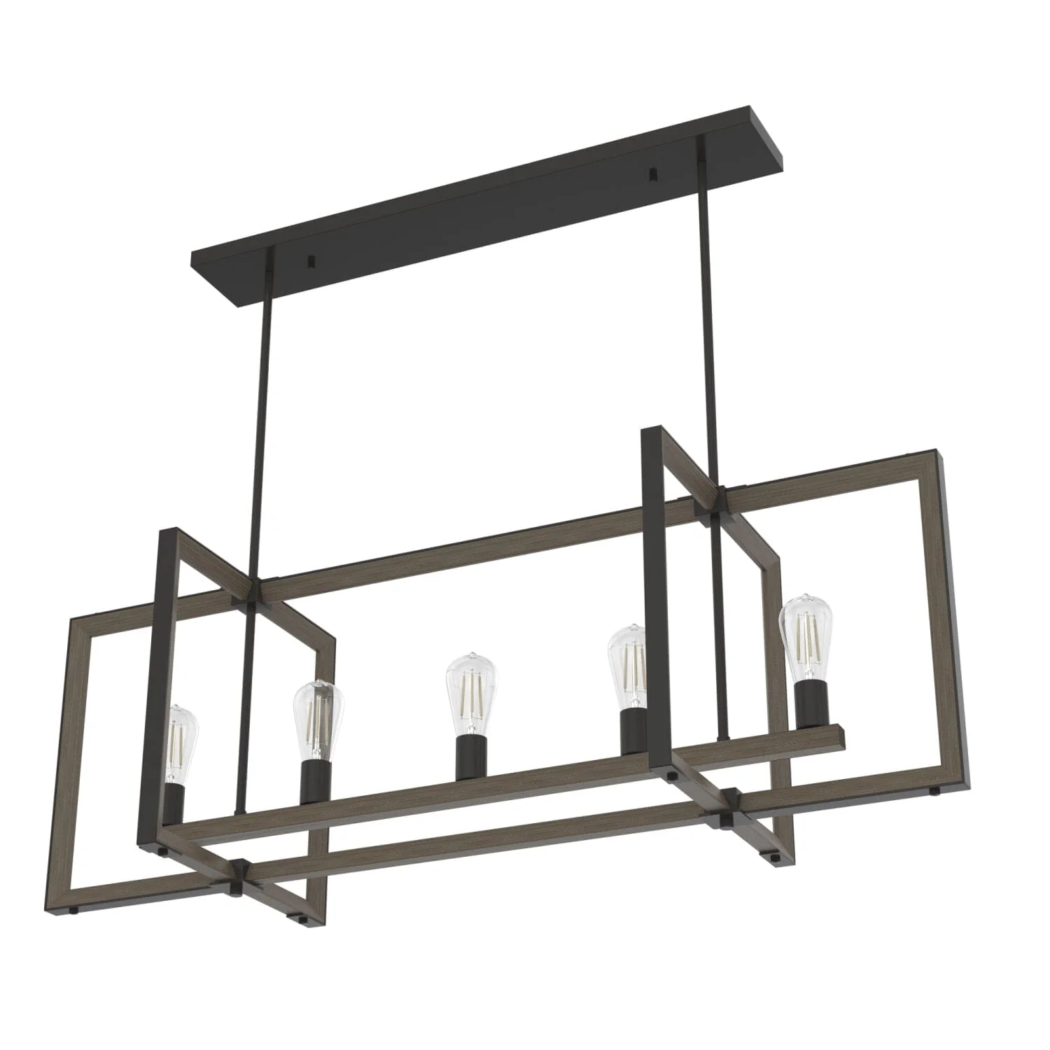 Woodburn 5 Light Linear Chandelier 14 Woodburn 5 Light Linear Chandelier
