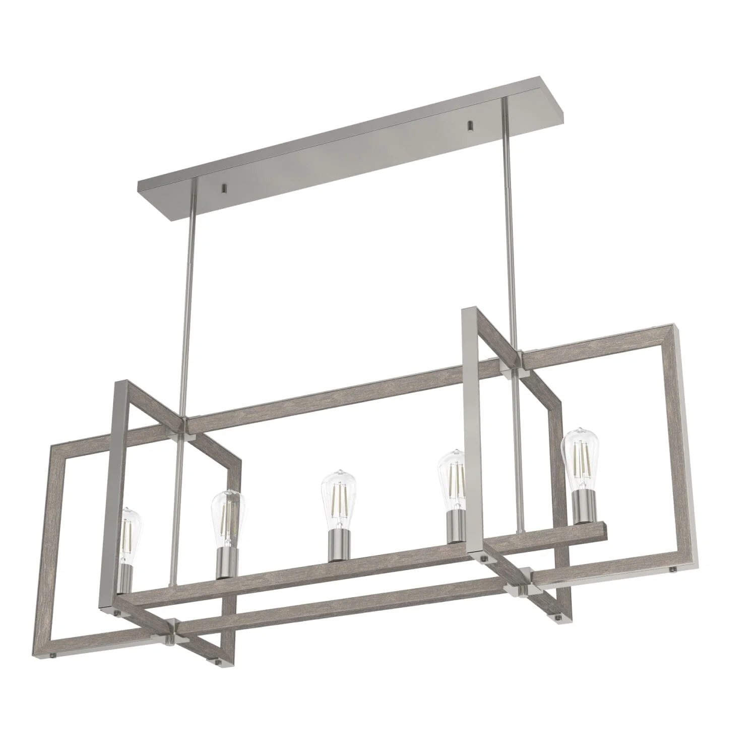 Woodburn 5 Light Linear Chandelier 15 Woodburn 5 Light Linear Chandelier