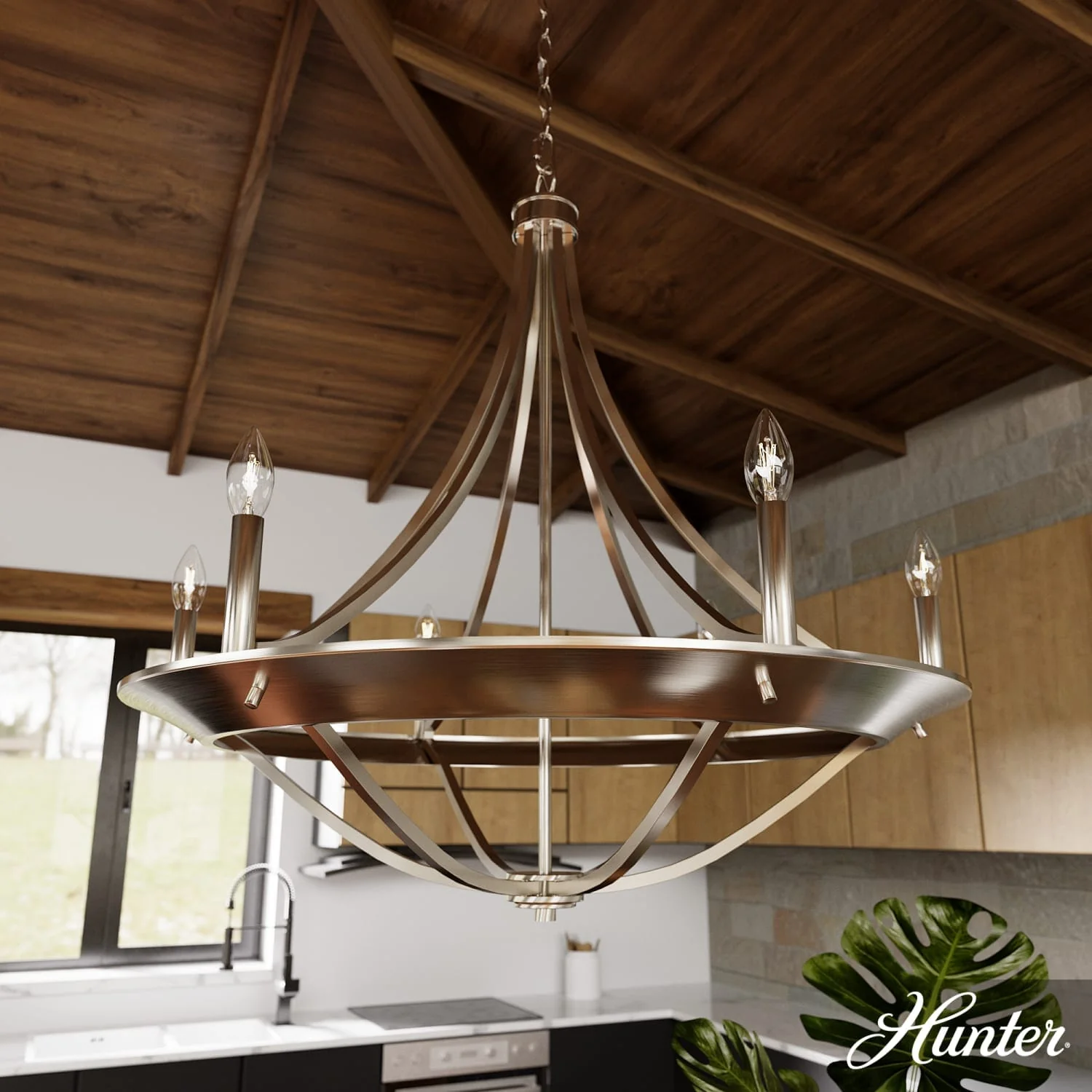 Perch Point 6 Light Chandelier 1 Perch Point 6 Light Chandelier