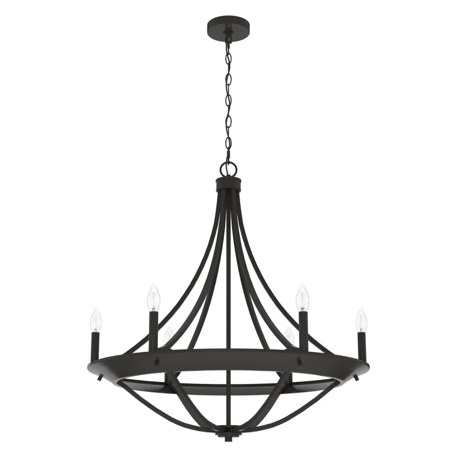 Perch Point 6 Light Chandelier 13 Perch Point 6 Light Chandelier