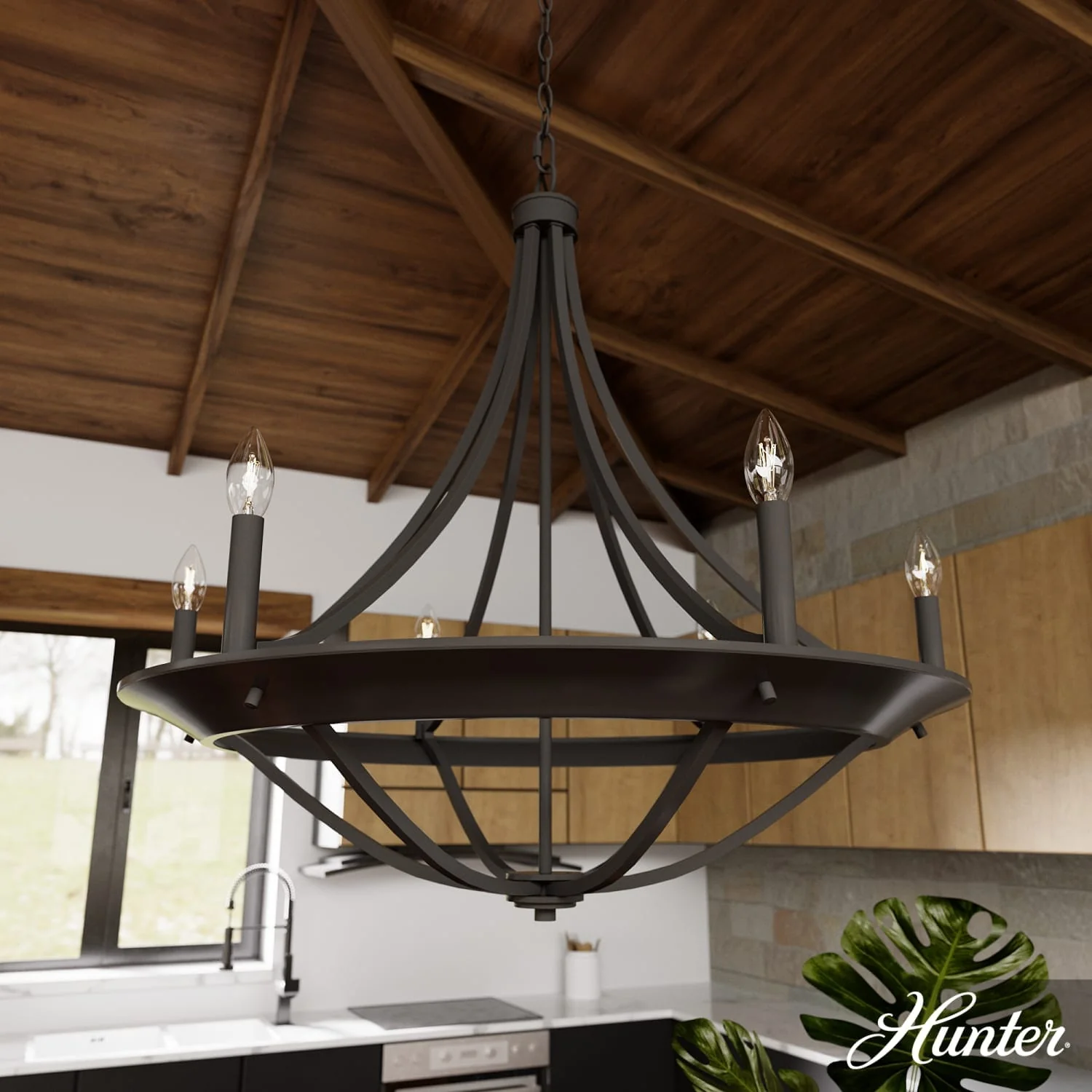 Perch Point 6 Light Chandelier 2 Perch Point 6 Light Chandelier