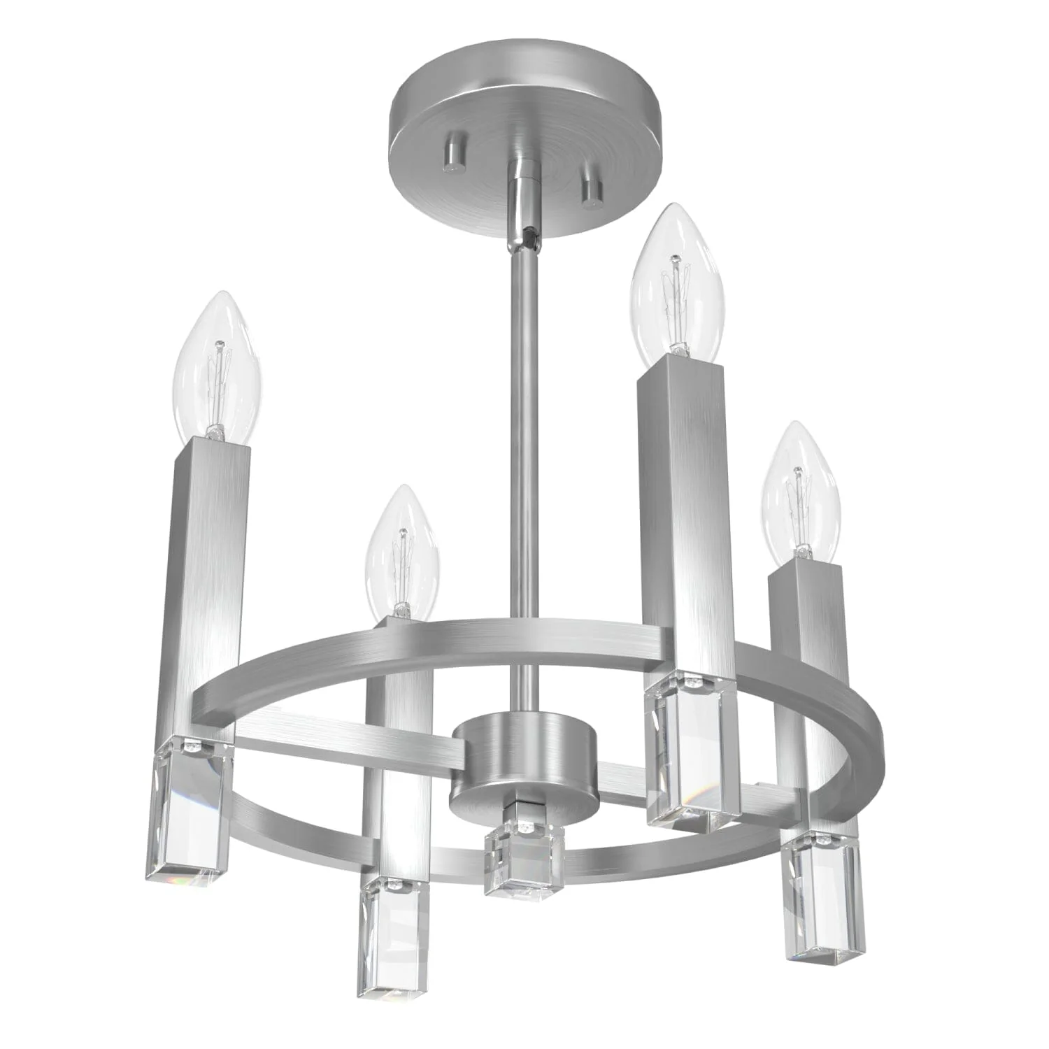 Sunjai 4 Light Semi-Flush Mount 6 Sunjai 4 Light Semi-Flush Mount