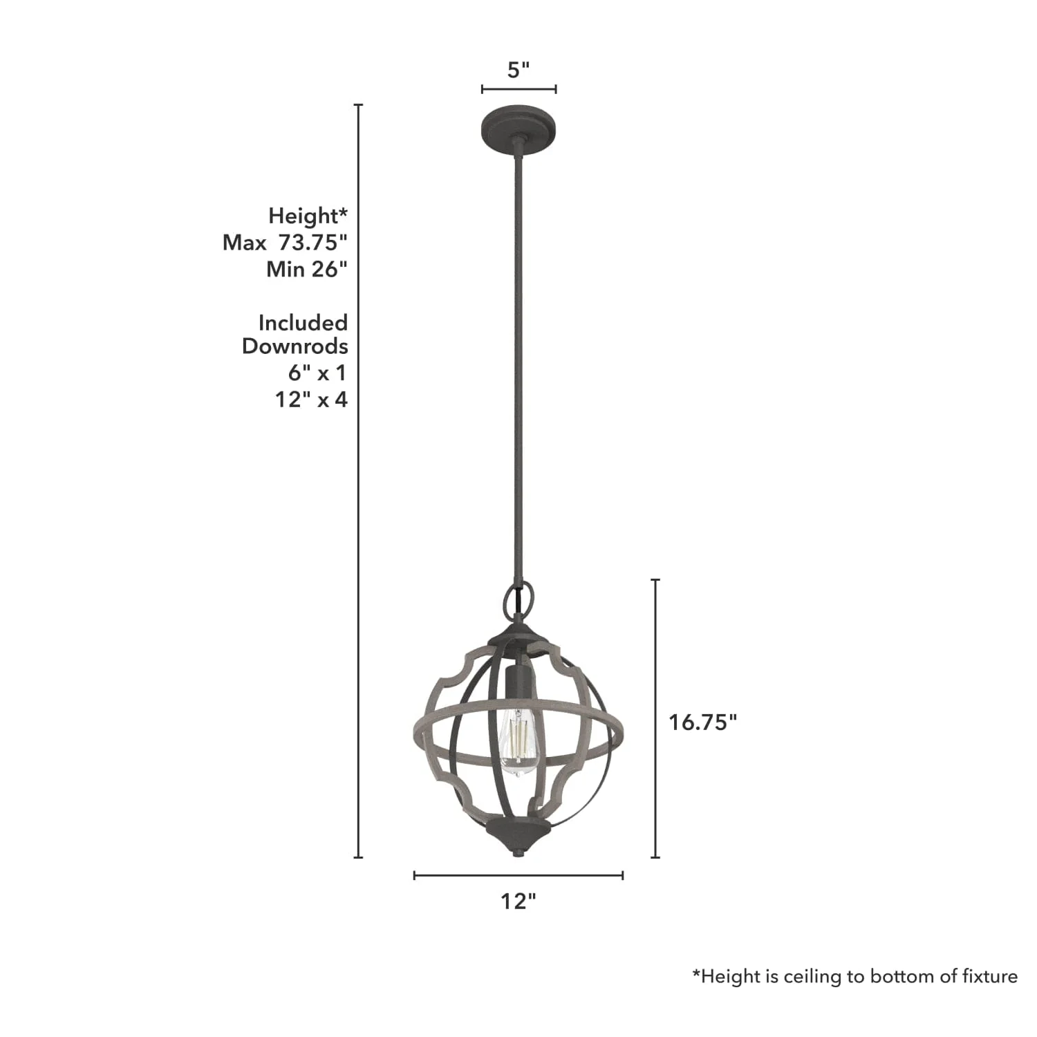 Stone Creek 1 Light Pendant 8 Stone Creek 1 Light Pendant