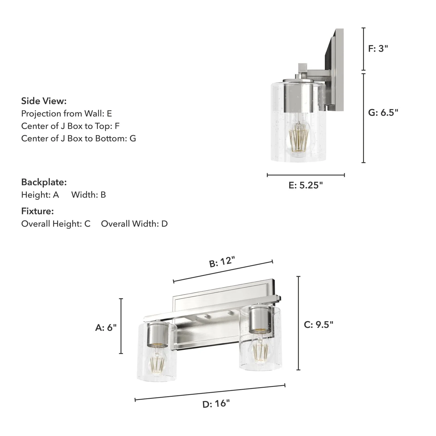 Kerrison 2 Light Vanity 7 Kerrison 2 Light Vanity