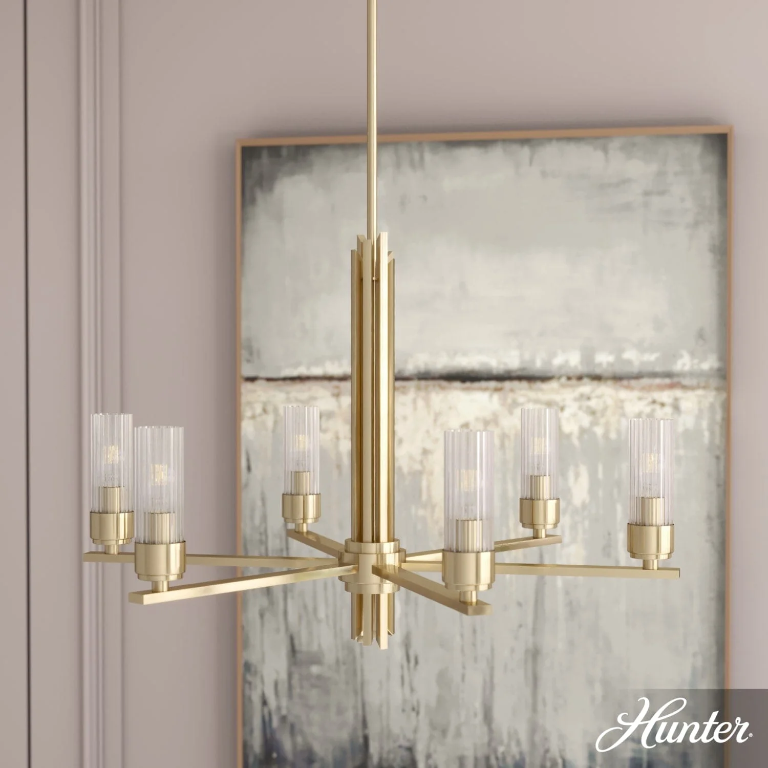 Gatz 6 Light Chandelier Alturas Gold